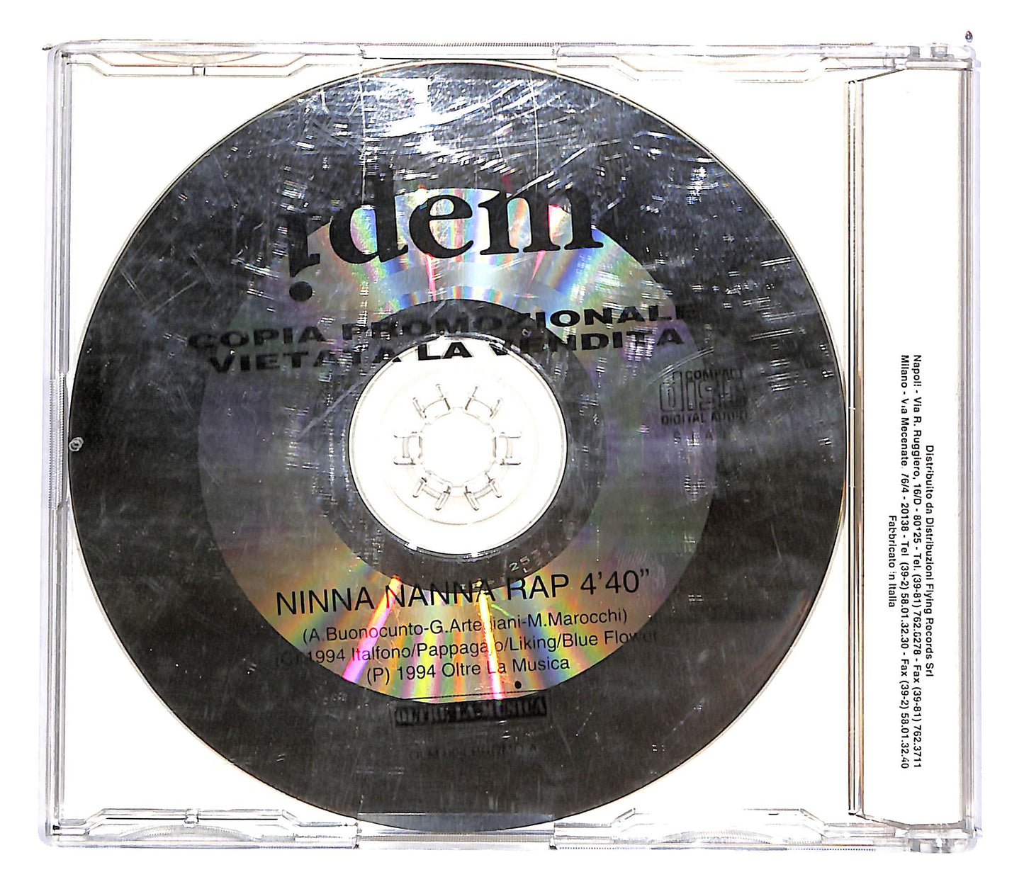 EBOND Idem - Ninna Nanna Rap CD CD102321
