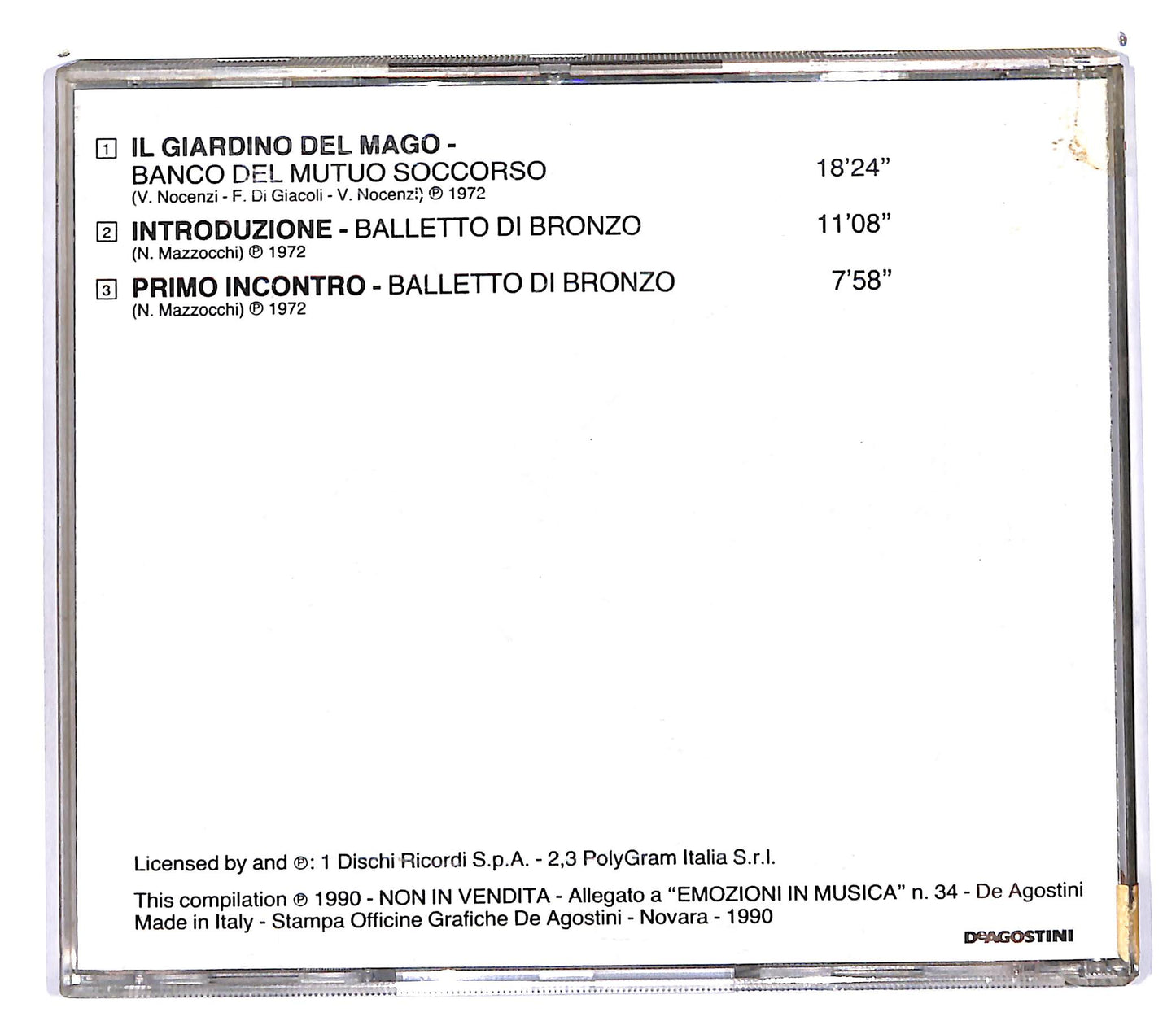 EBOND Various - Art Rock '70 - Emozioni in Musica EDITORIALE CD CD102338