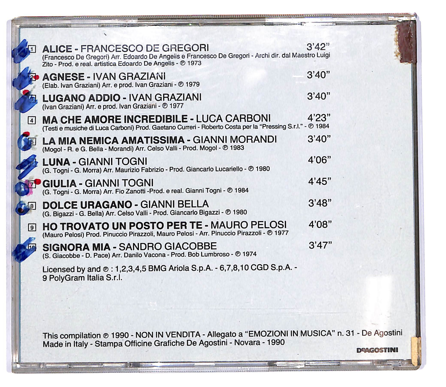 EBOND Various - Signora Mia -Emozioni in Musica EDITORIALE CD CD102342