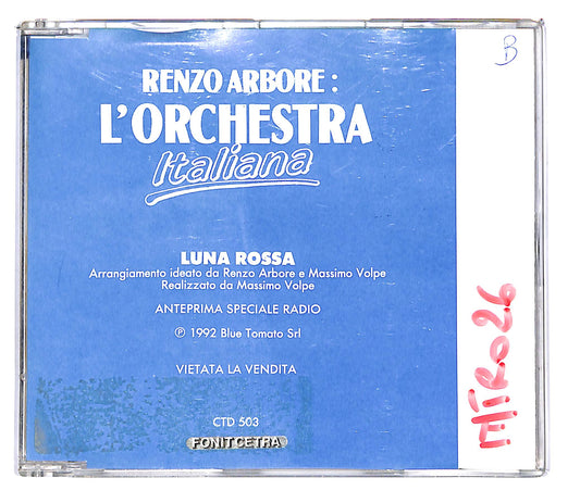 EBOND Renzo Arbore L'Orchestra Italiana - Luna Rossa CD CD102367