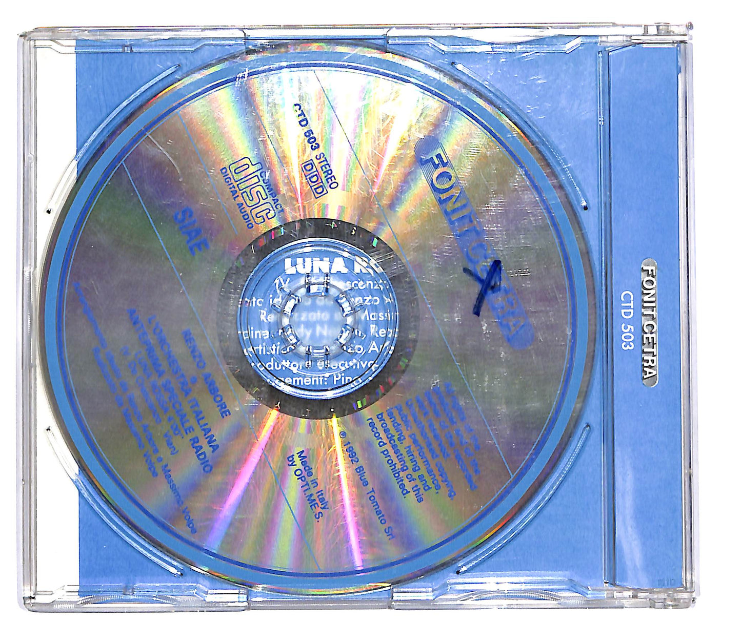 EBOND Renzo Arbore L'Orchestra Italiana - Luna Rossa CD CD102367