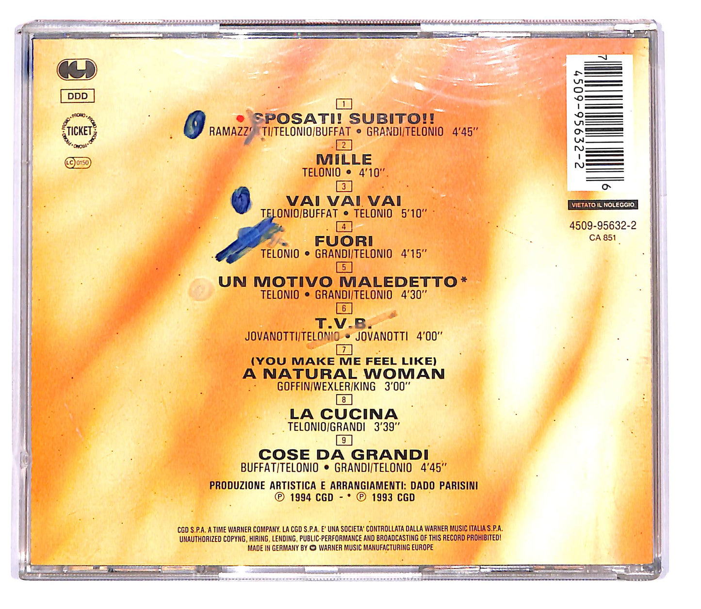 EBOND Irene Grandi - Irene Grandi CD CD102409
