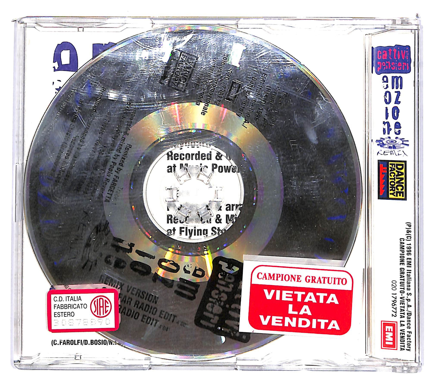 EBOND Cattivi Pensieri - Emozione (Remix) CD CD102520
