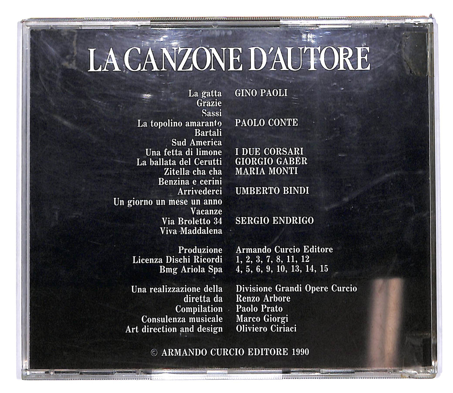 EBOND Various - La Canzone D'Autore EDITORIALE CD CD102531