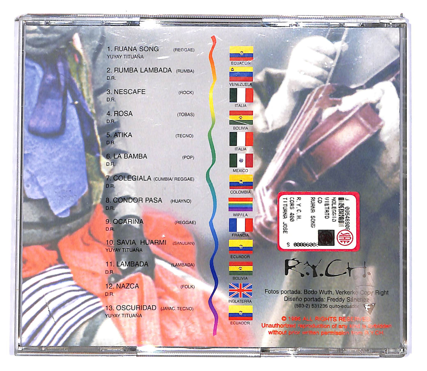 EBOND R.Y.CH. - Ruana Song CD CD102539