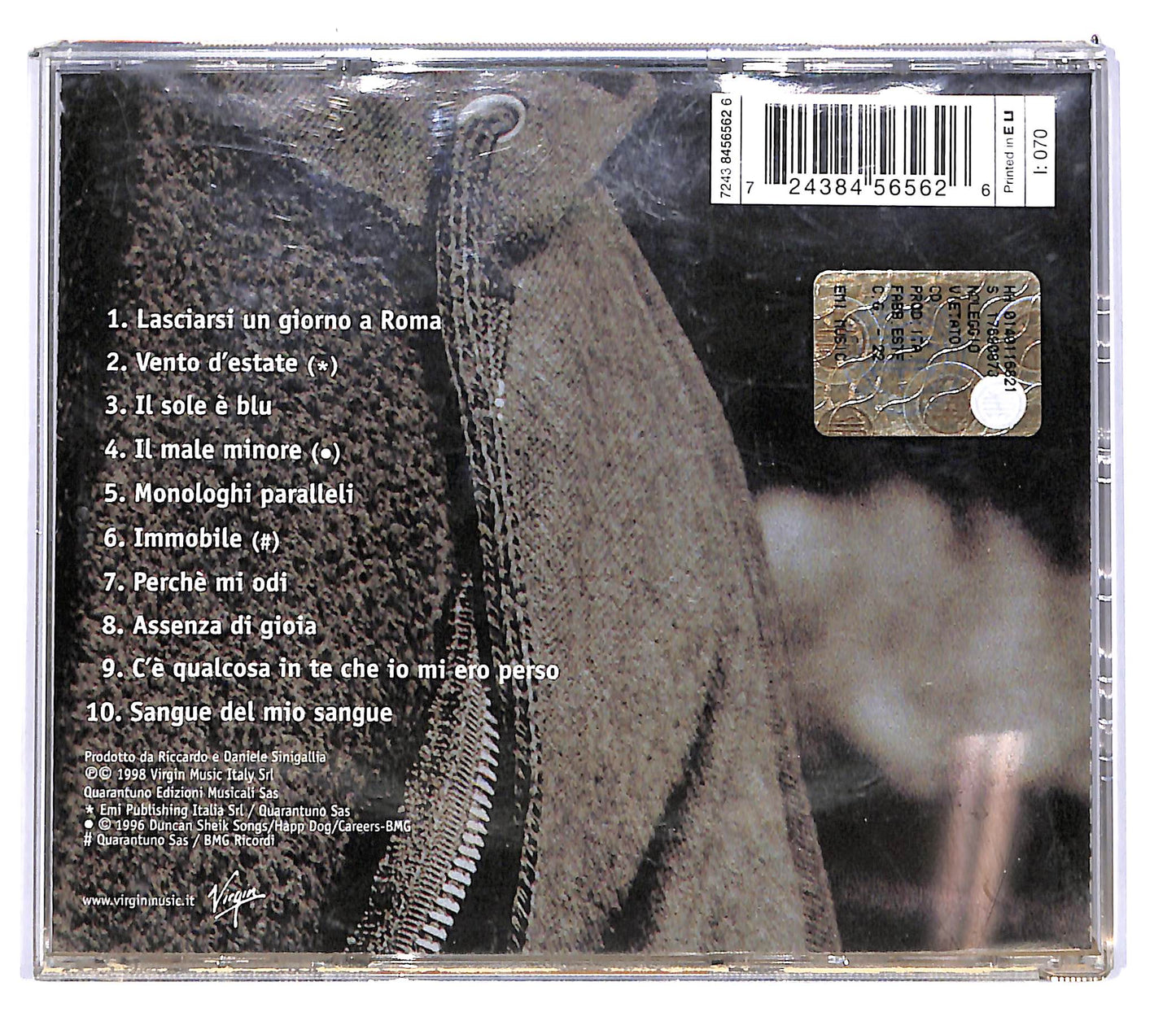 EBOND Niccolo Fabi - Niccolo Fabi CD CD102543