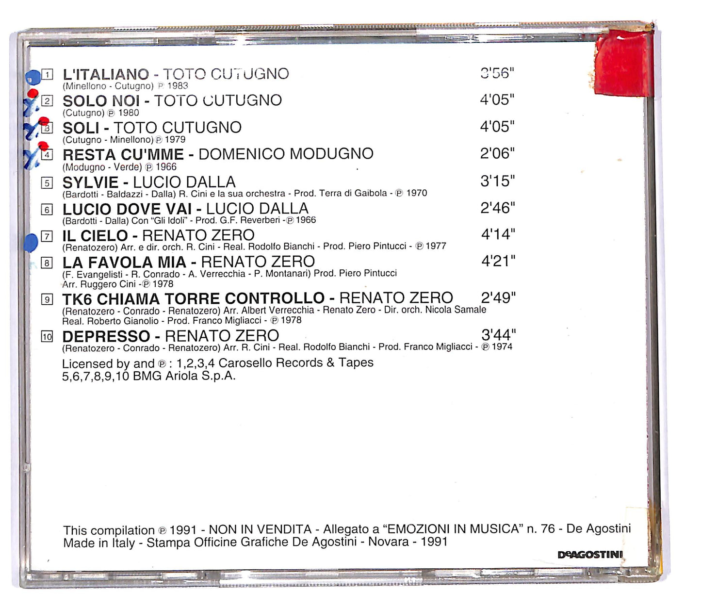 EBOND Various - Cantare Italiano - Emozioni in Musica EDITORIALE CD CD102615