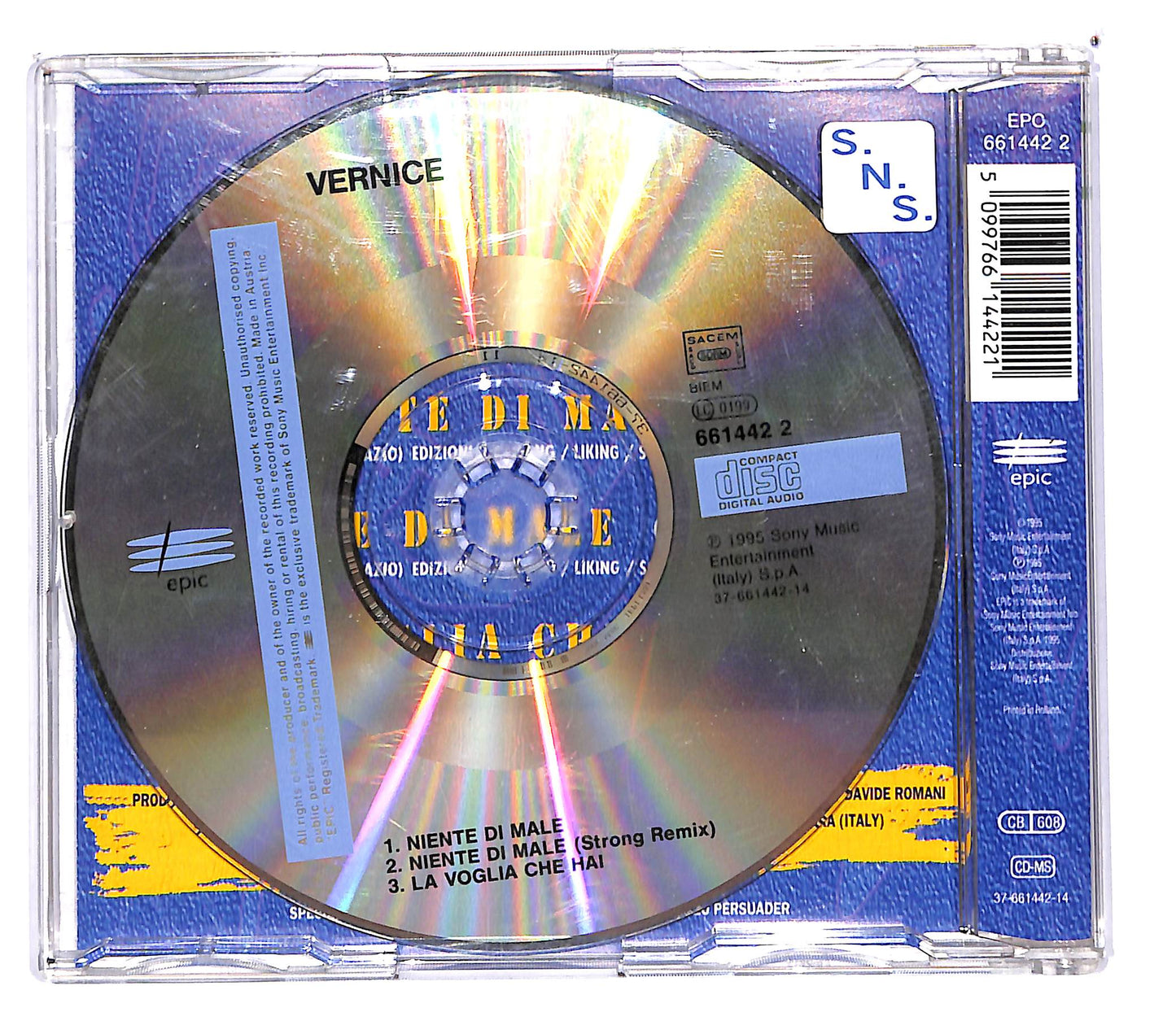 EBOND Vernice - Niente Di Male CD CD102620