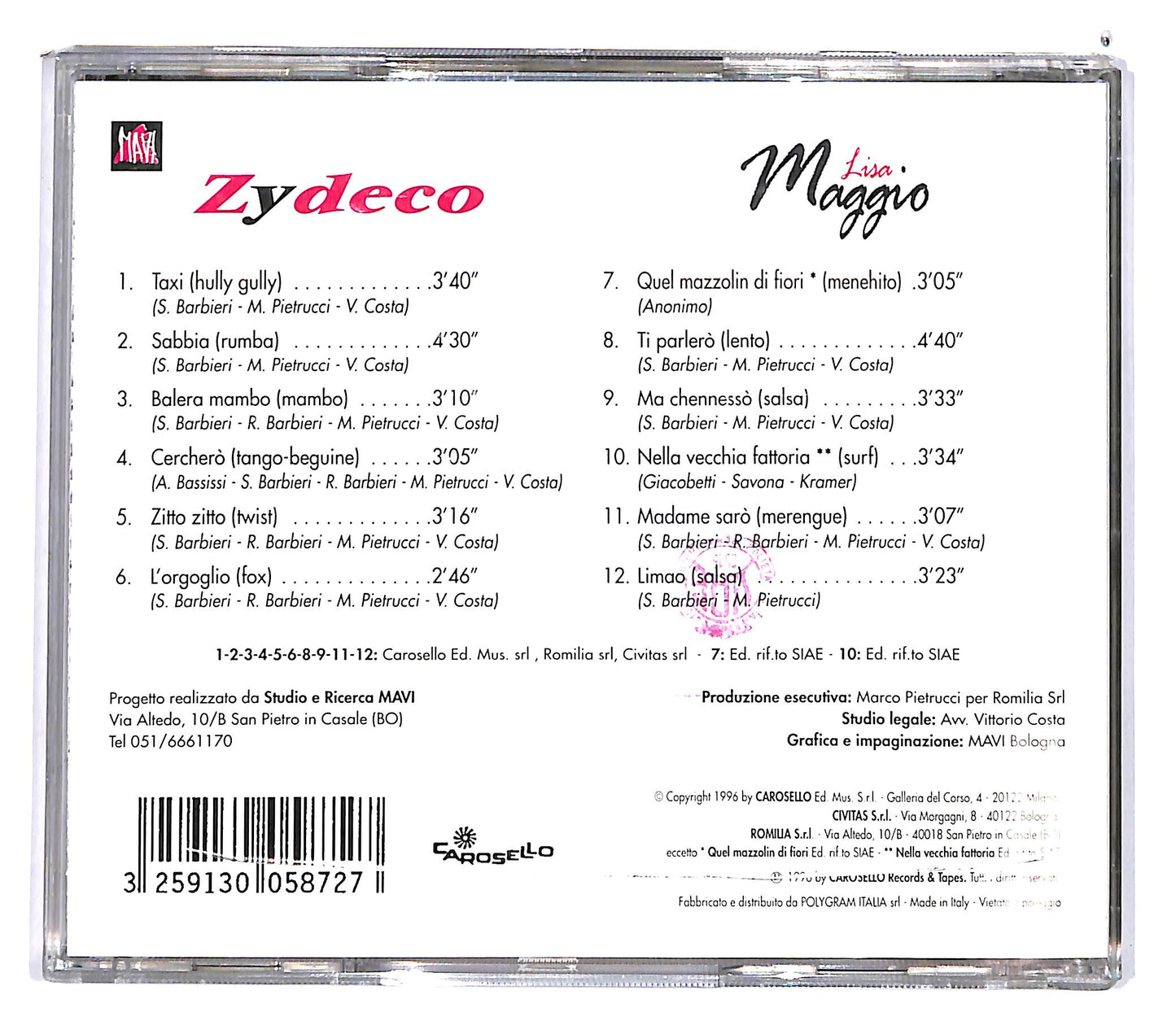 EBOND Lisa Maggio - Zydeco CD CD102660