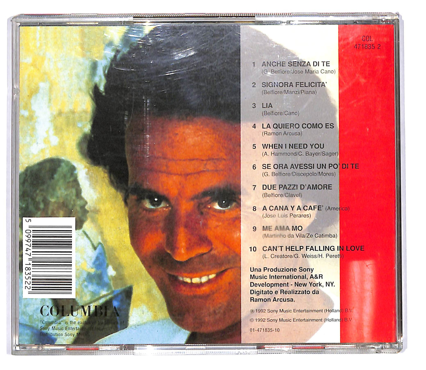 EBOND Julio Iglesias - Anche Senza Di Te CD CD102662