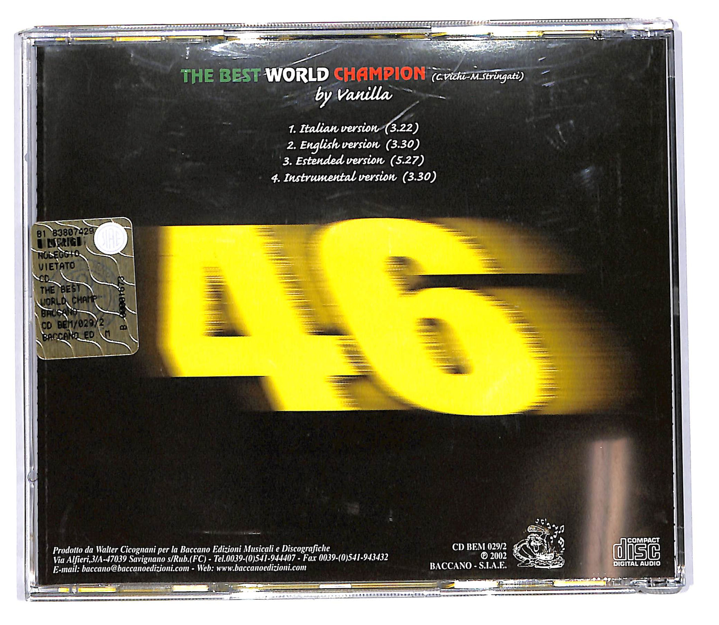 EBOND Vanilla - The Best World Champion CD CD102663