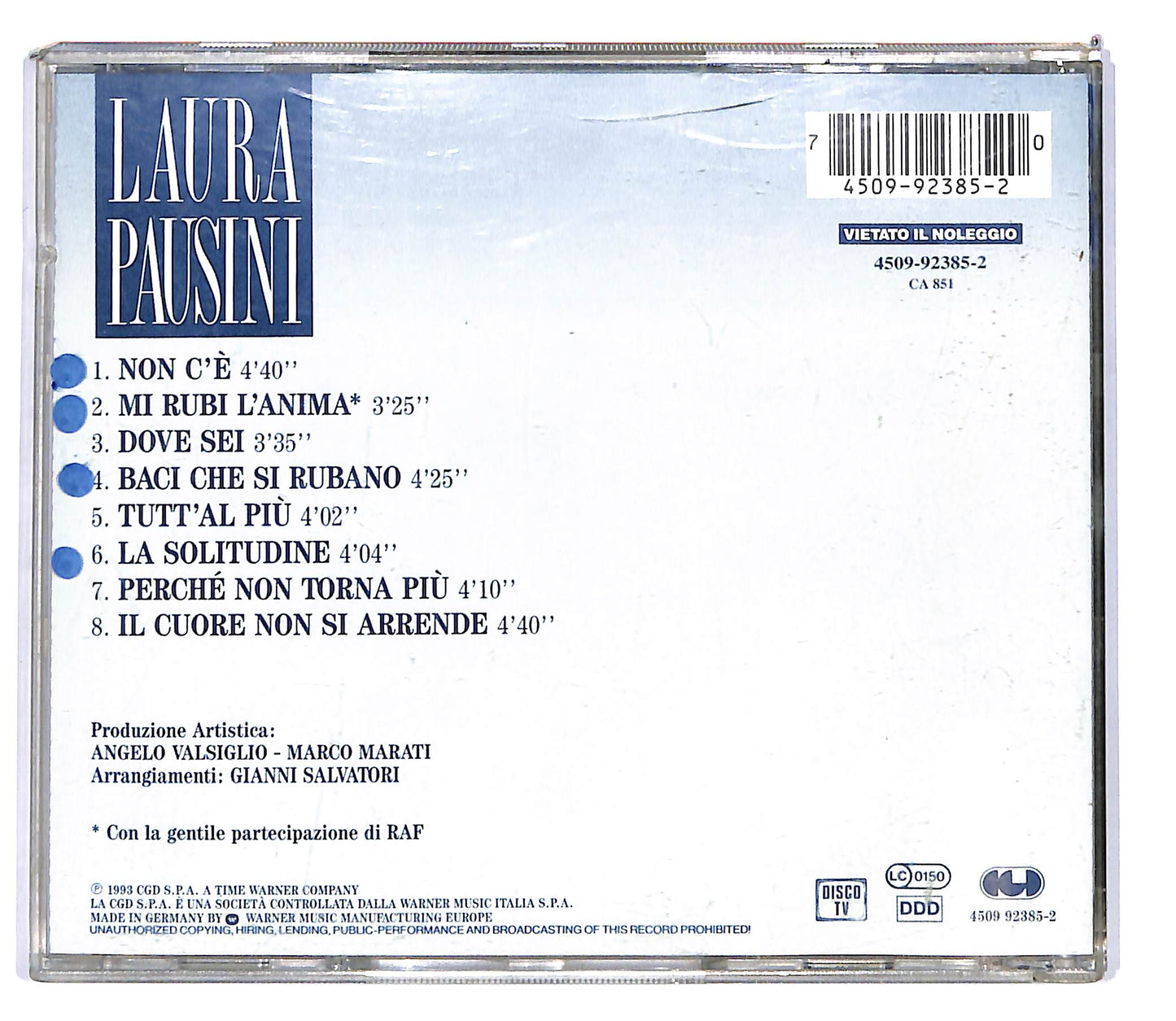 EBOND Laura Pausini - Laura Pausini CD CD102719