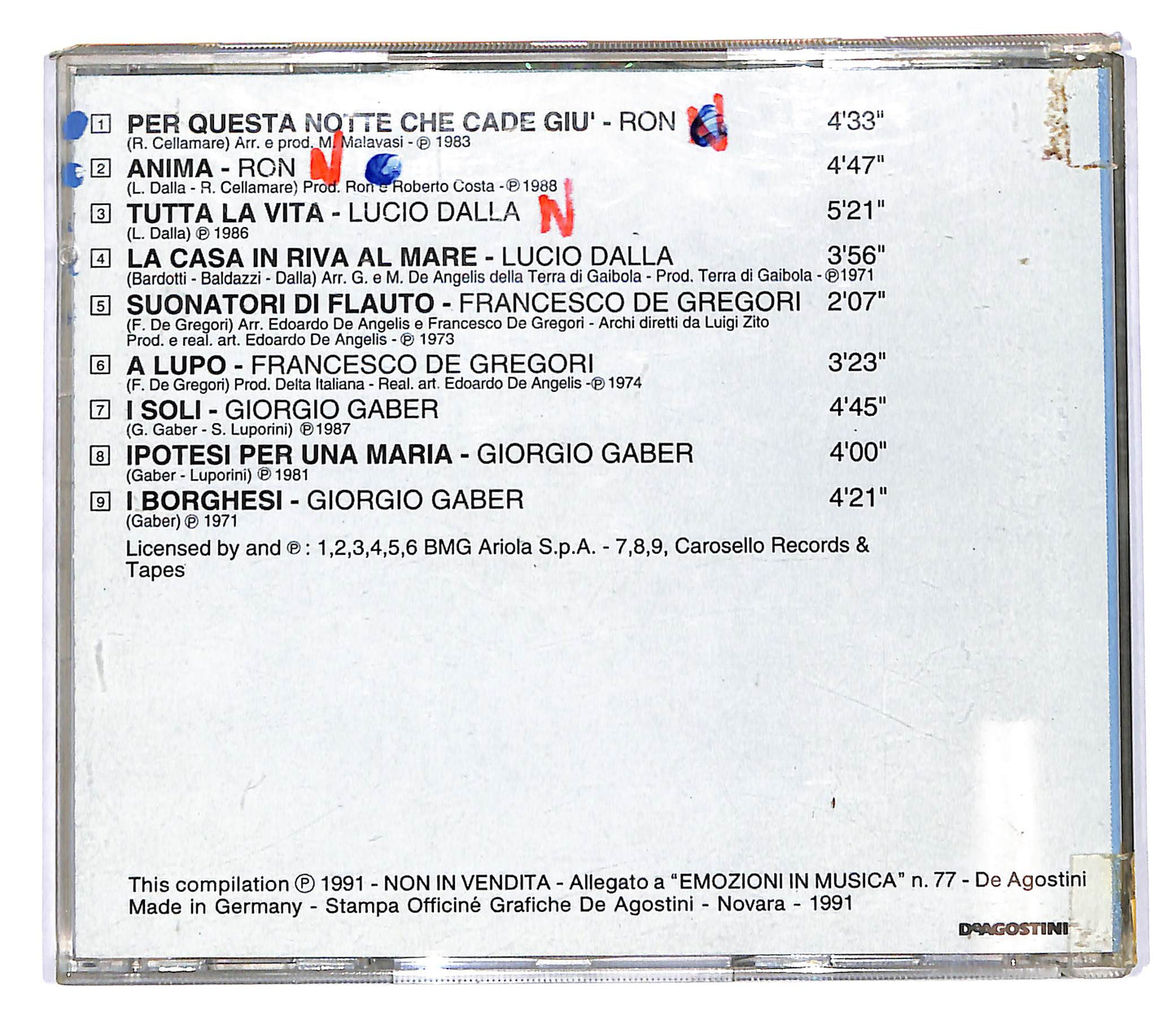 EBOND Various - Canzoni In Piazza - Emozioni in Musica EDITORIALE CD CD102721