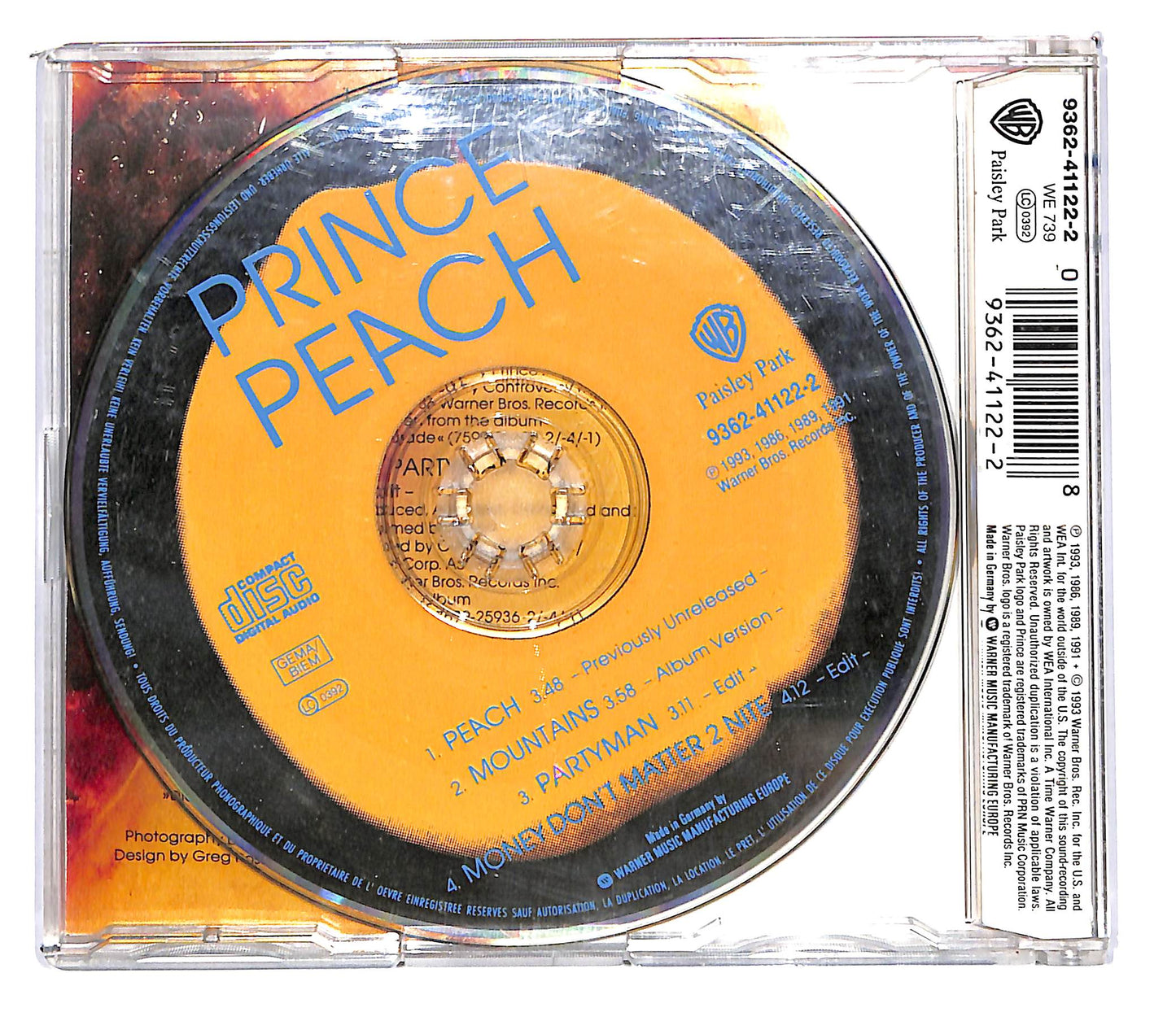 EBOND Prince - Peach - Part one CD CD102724