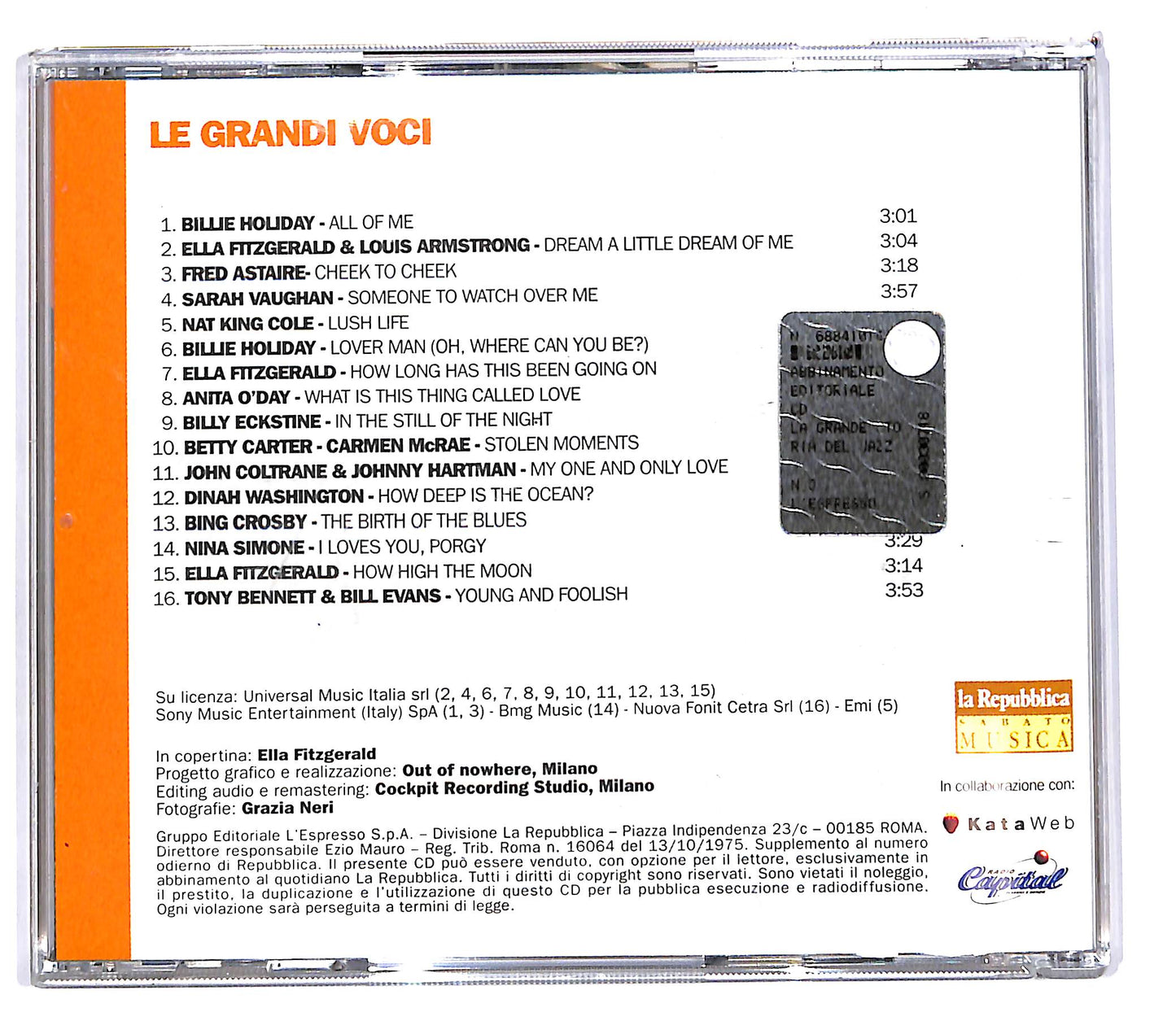EBOND Various - Le Grandi Voci vol.3 EDITORIALE CD CD102760