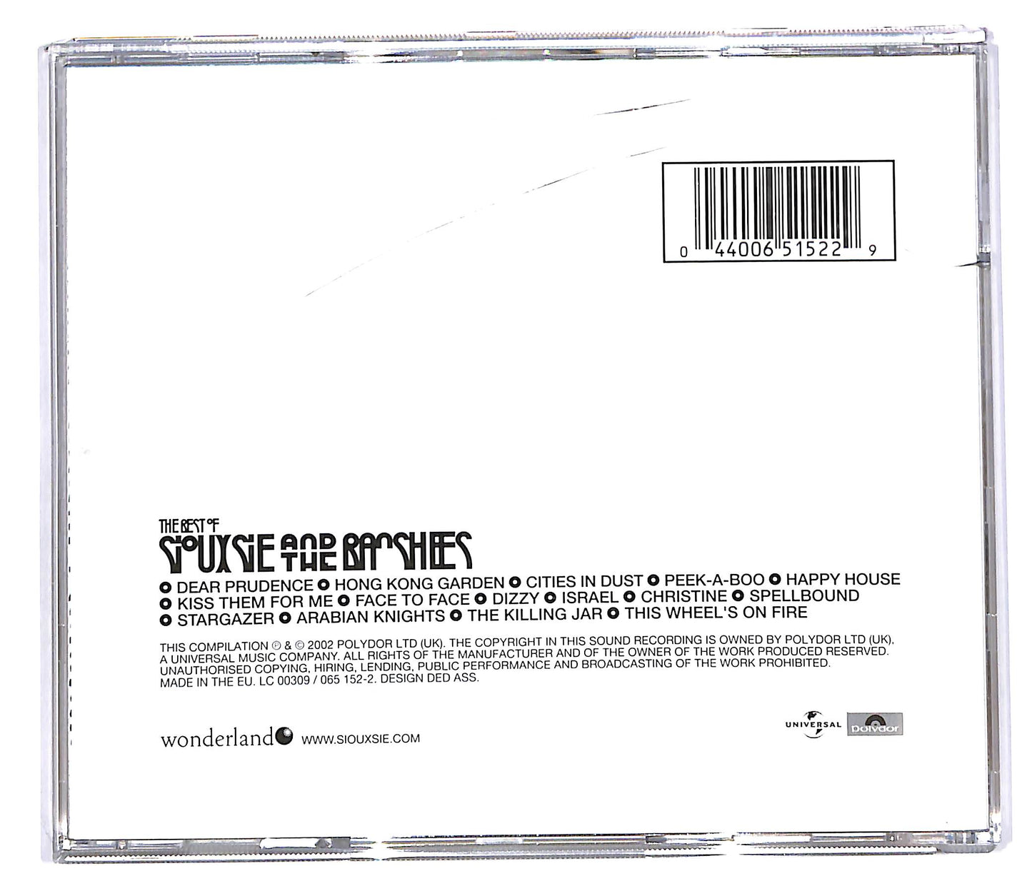 EBOND Siouxsie &The Banshees –The Best Of Siouxsie And The Banshees CD CD102761