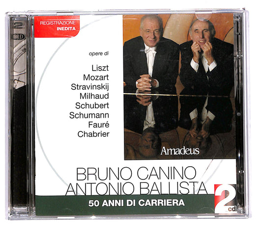 EBOND Bruno Canino Antonio Ballista - 50 anni di carriera EDITORIALE CD CD102803