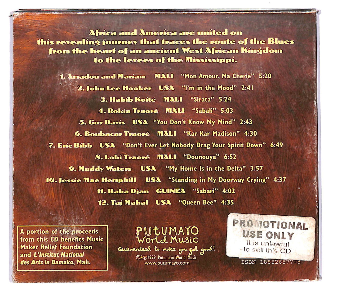 EBOND Various - Mali To Memphis - An African-American Odyssey CD CD102808