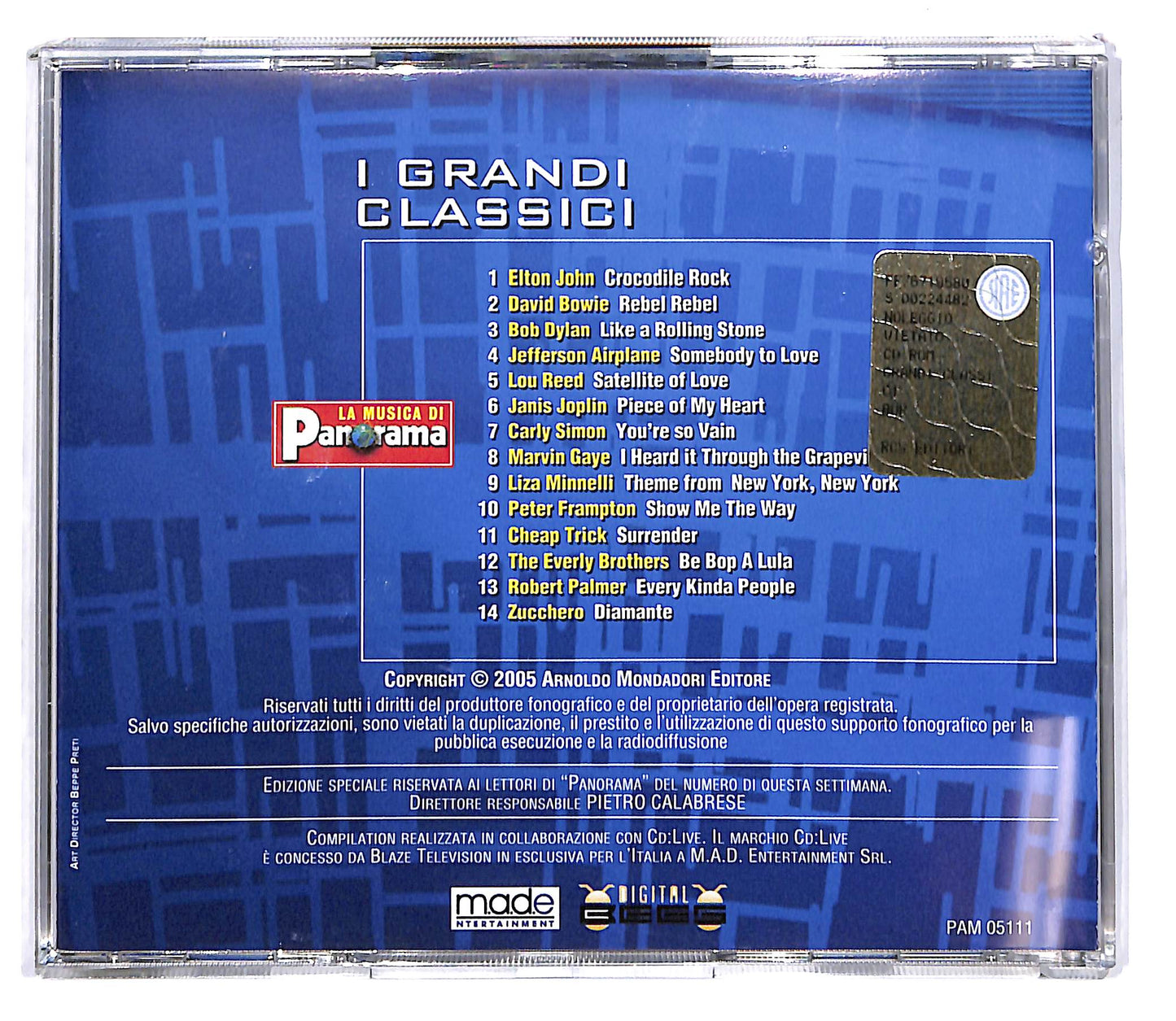 EBOND Various - Live! Collection - Pop I Grandi Classici 1 CD CD102813