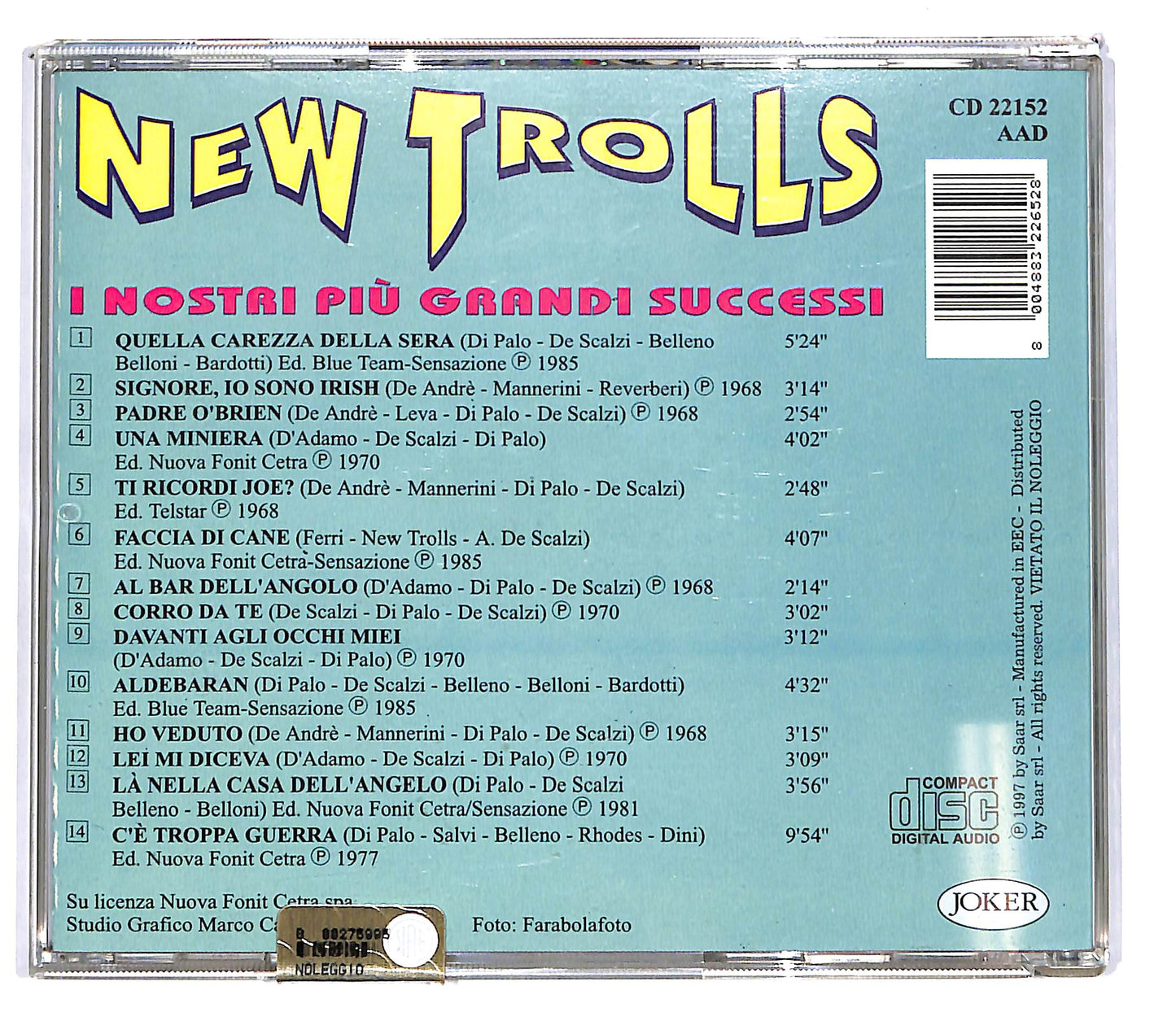 EBOND New Trolls - I Nostri Piu Grandi Successi CD CD102817