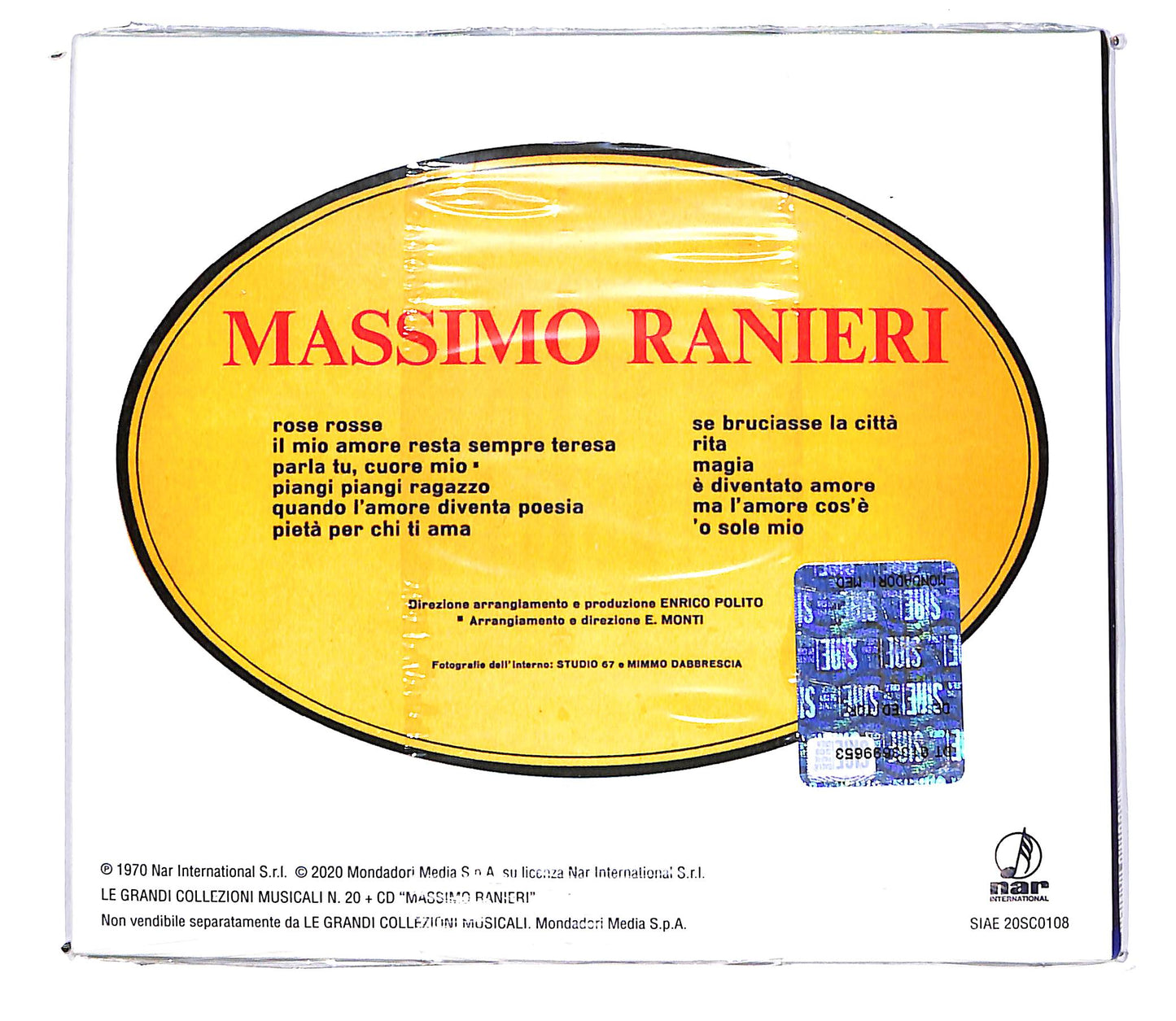 EBOND Massimo Ranieri - Massimo Ranieri DIGIPACK CD CD102826