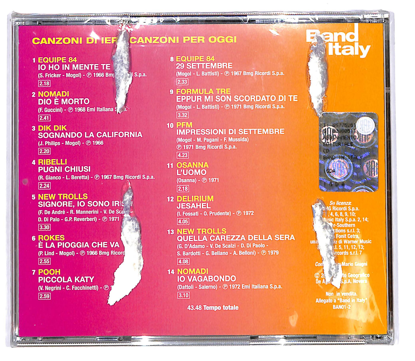 EBOND Various - Canzoni Di Ieri Canzoni Per Oggi EDITORIALE CD CD102841