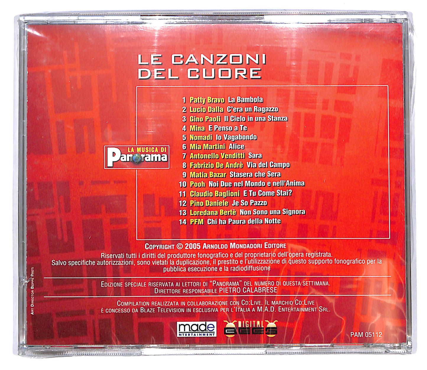 EBOND Various - Live! Musica Italiana Le Canzoni Del Cuore 2 CD CD102842