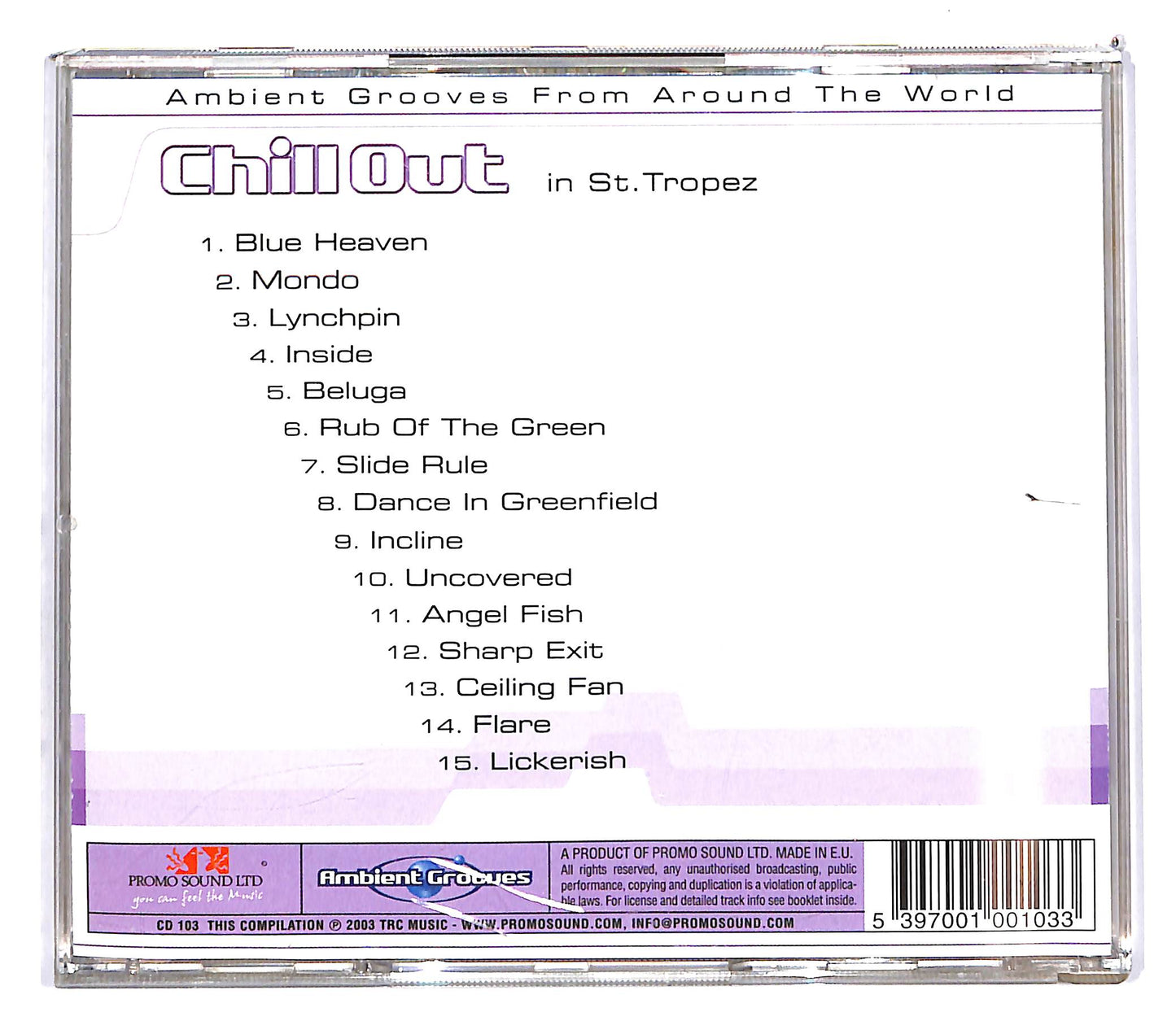 EBOND Various - Chill Out In St. Tropez CD CD102859