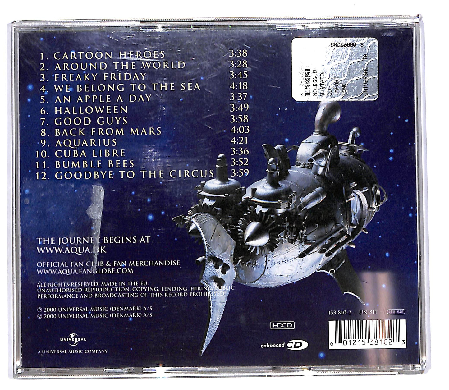 EBOND Aqua - Aquarius CD CD102914