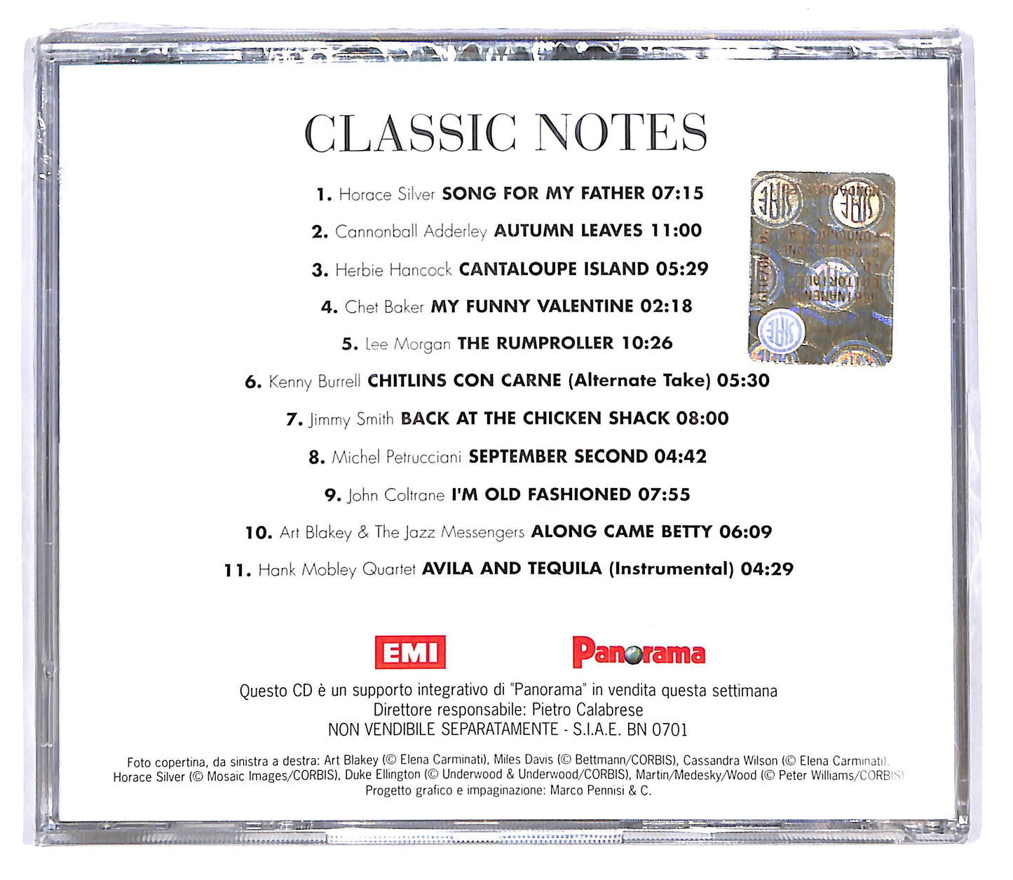 EBOND Various - Blue Note A Story Of Jazz- Classic notes1 EDITORIALE CD CD102921