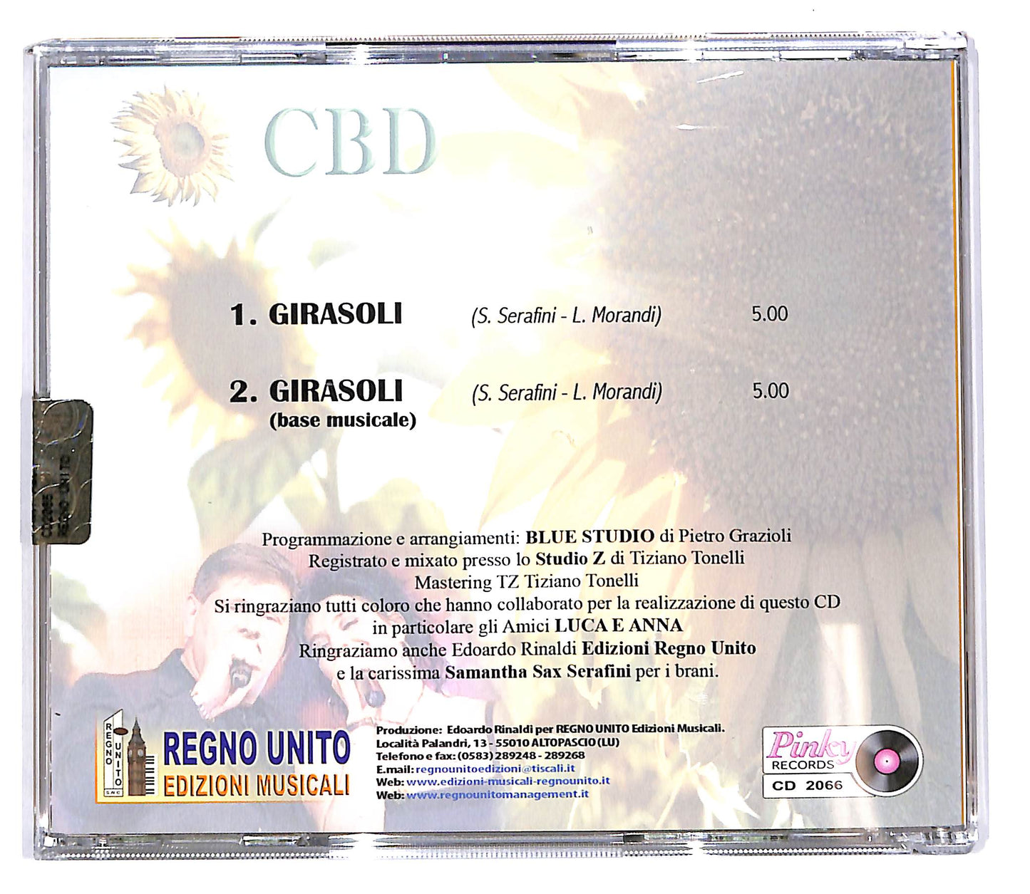 EBOND Luca e Anna - Girasoli CD CD102925