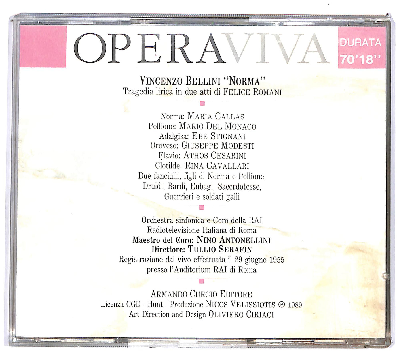 EBOND Bellini - Norma - Operaviva EDITORIALE CD CD102934