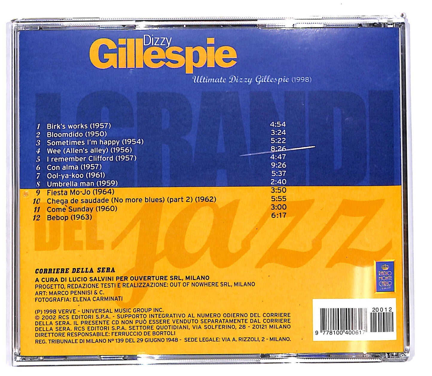 EBOND Dizzy Gillespie - Ultimate Dizzy Gillespie EDITORIALE CD CD102943