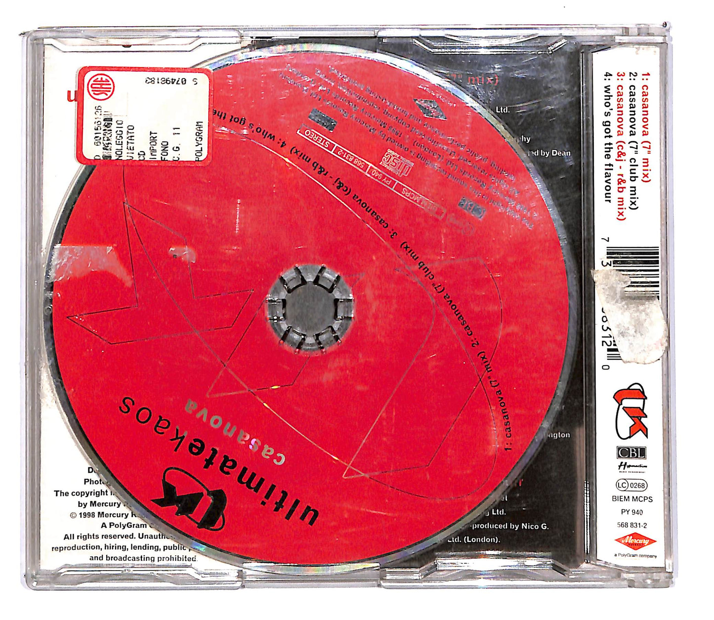 EBOND Ultimate Kaos - Casanova CD CD102961