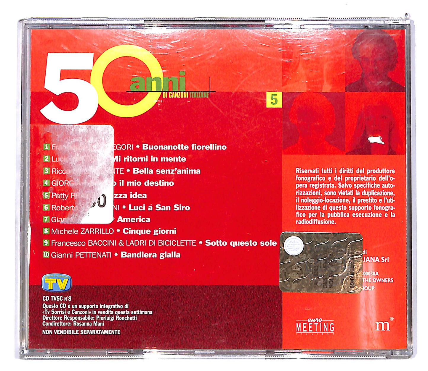 EBOND Various - 50 Anni Di Canzoni Italiane 5 EDITORIALE CD CD102963