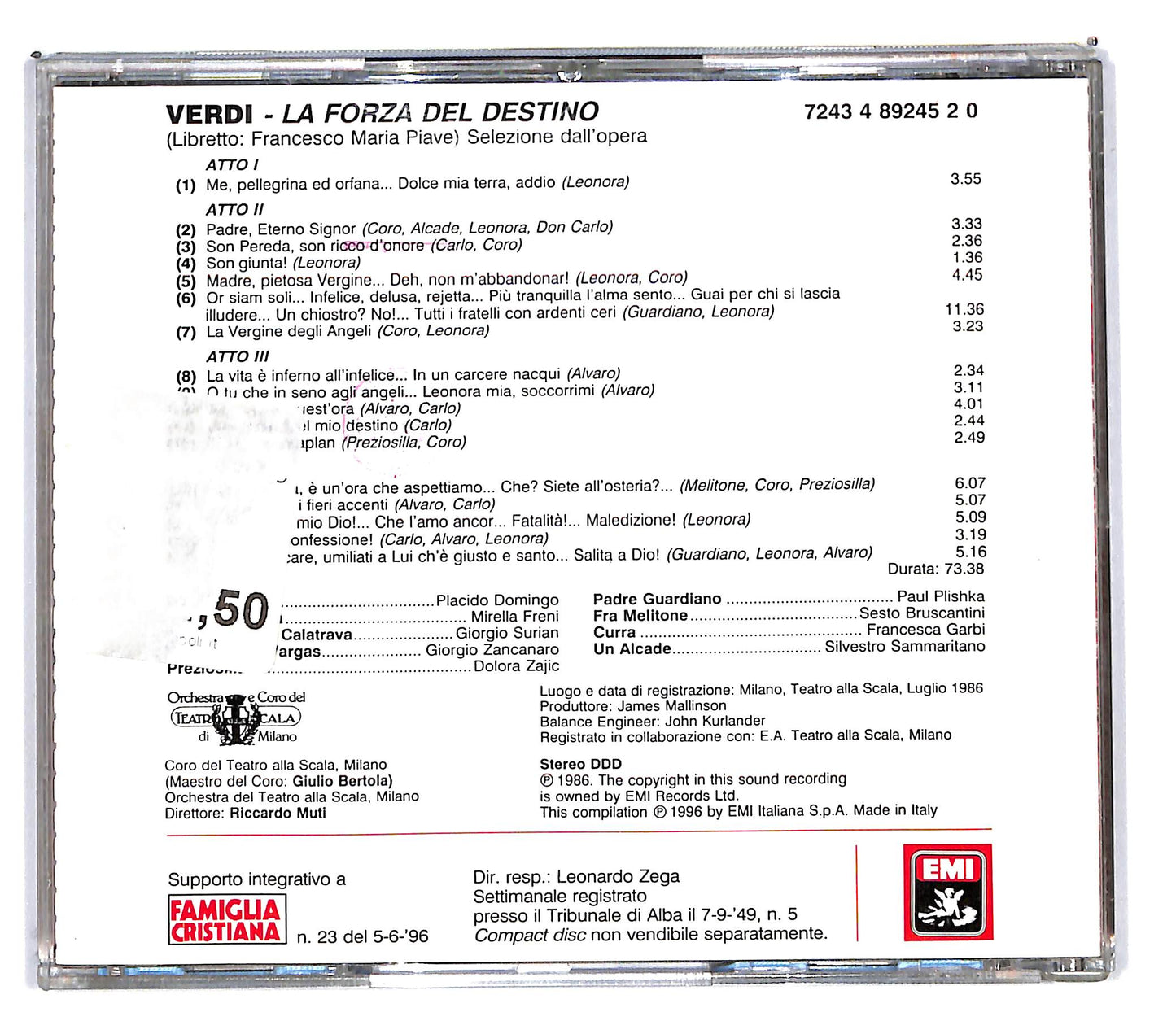 EBOND Verdi - La Forza Del Destino Le Pagine Piu Belle EDITORIALE CD CD103001