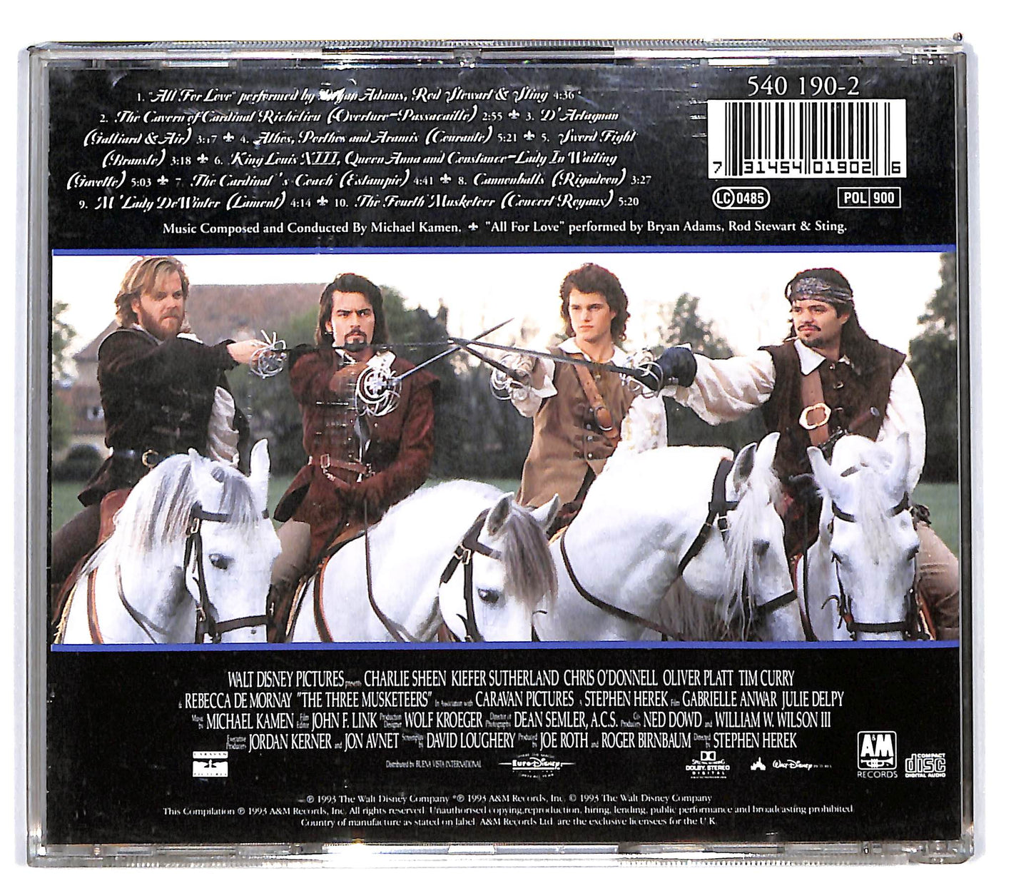 EBOND Michael Kamen - The Three Musketeers Original Soundtrack CD CD103006