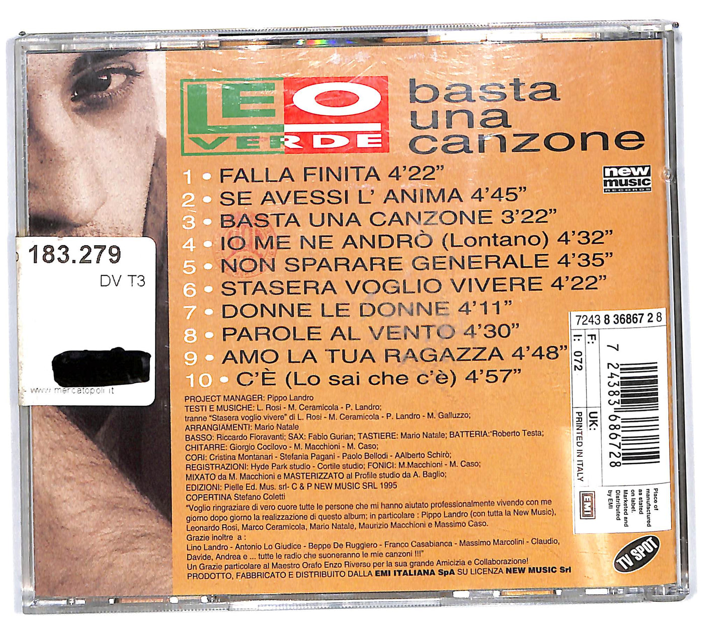 EBOND Leo Verde - Basta Una Canzone CD CD103043