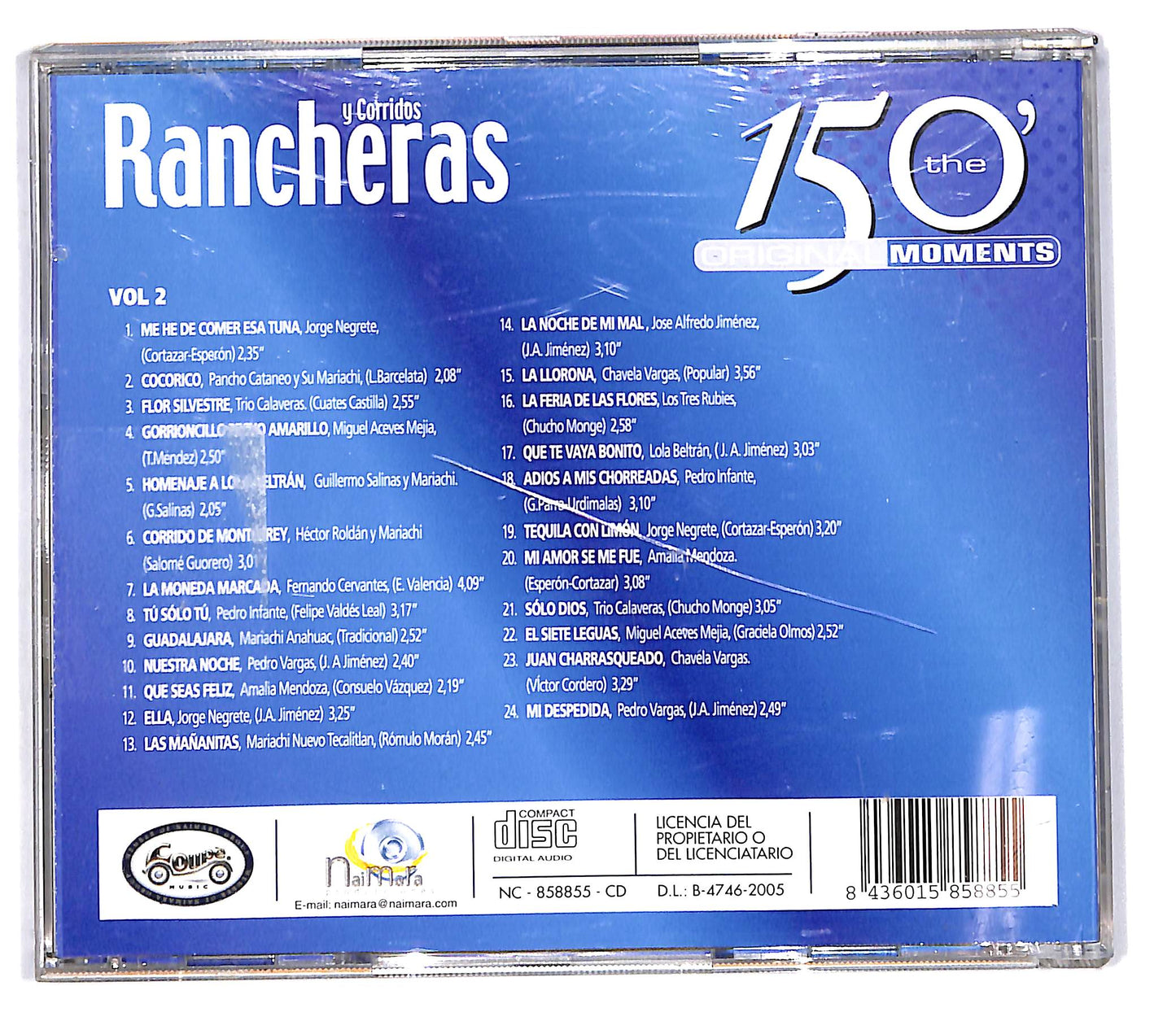 EBOND Various - Rancheras Y Corridos Vol.2 CD CD103108