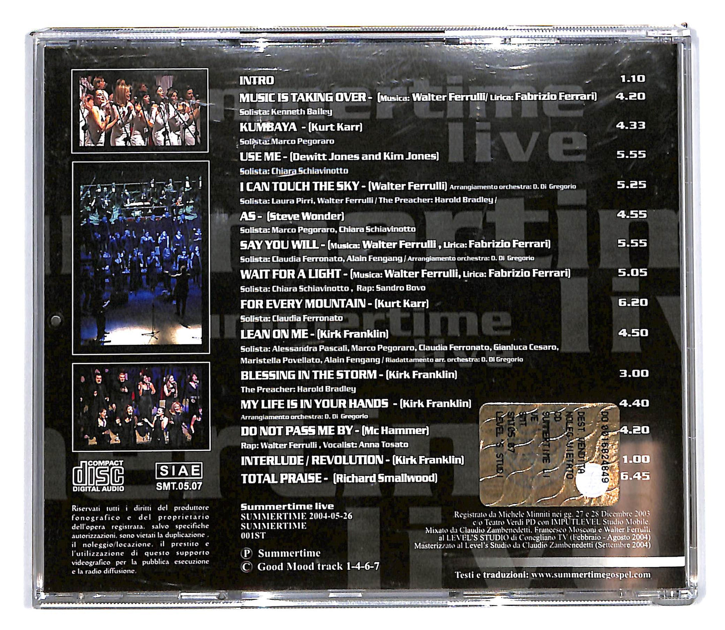 EBOND Various - Summertime live CD CD103123