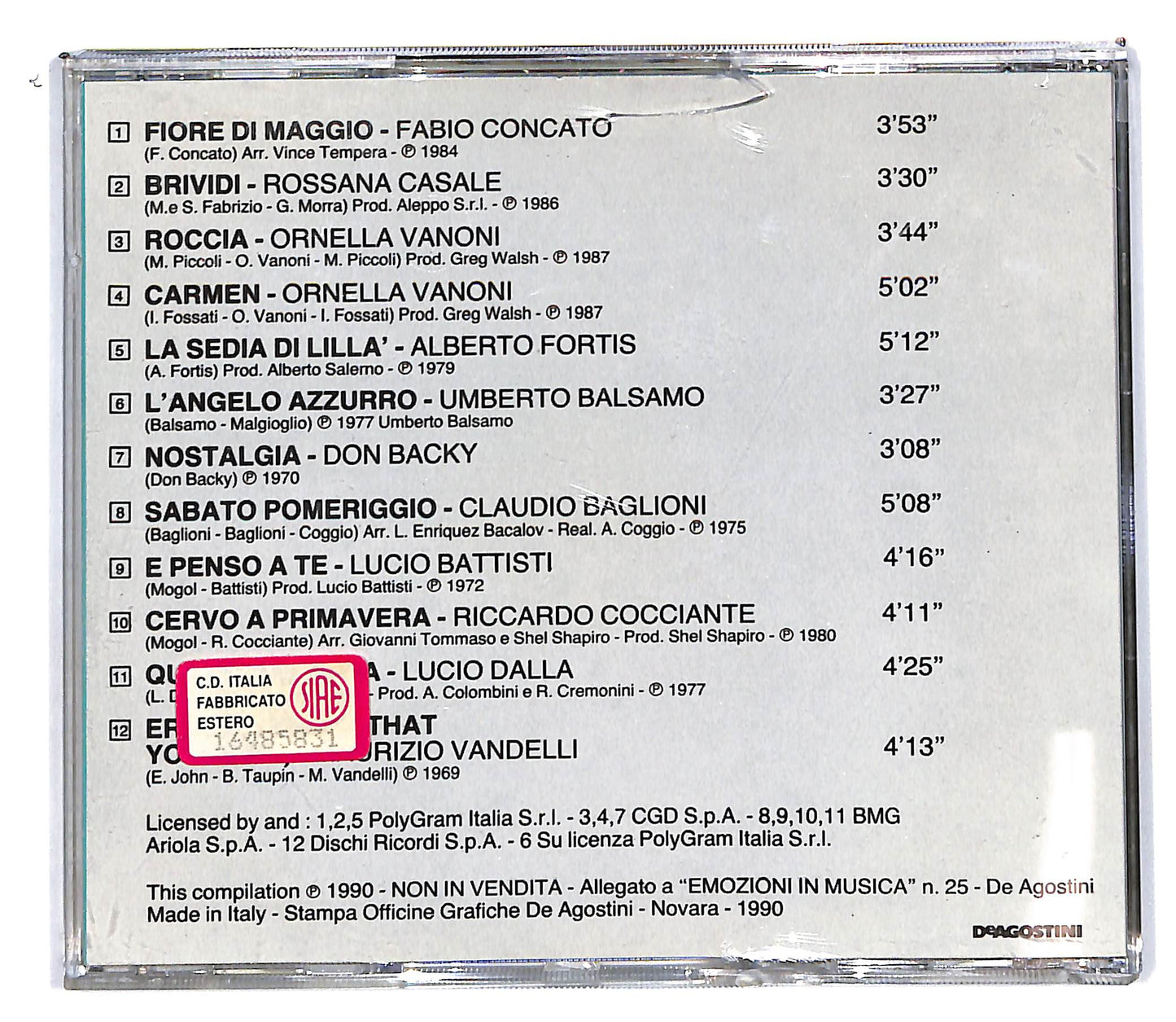 EBOND Various - Brividi CD CD103127