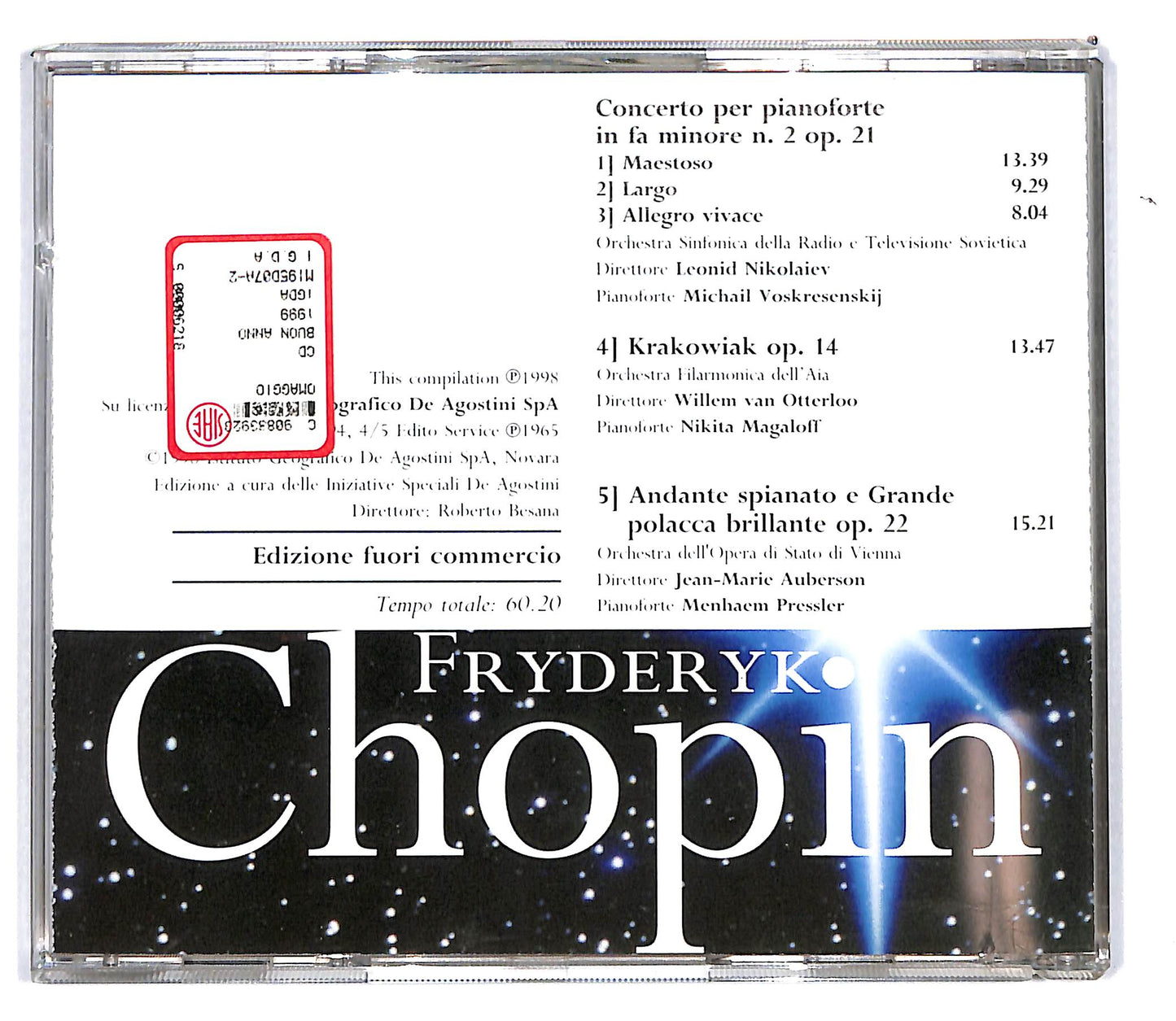 EBOND Fryderyk Chopin - 1999 EDITORIALE CD CD103135