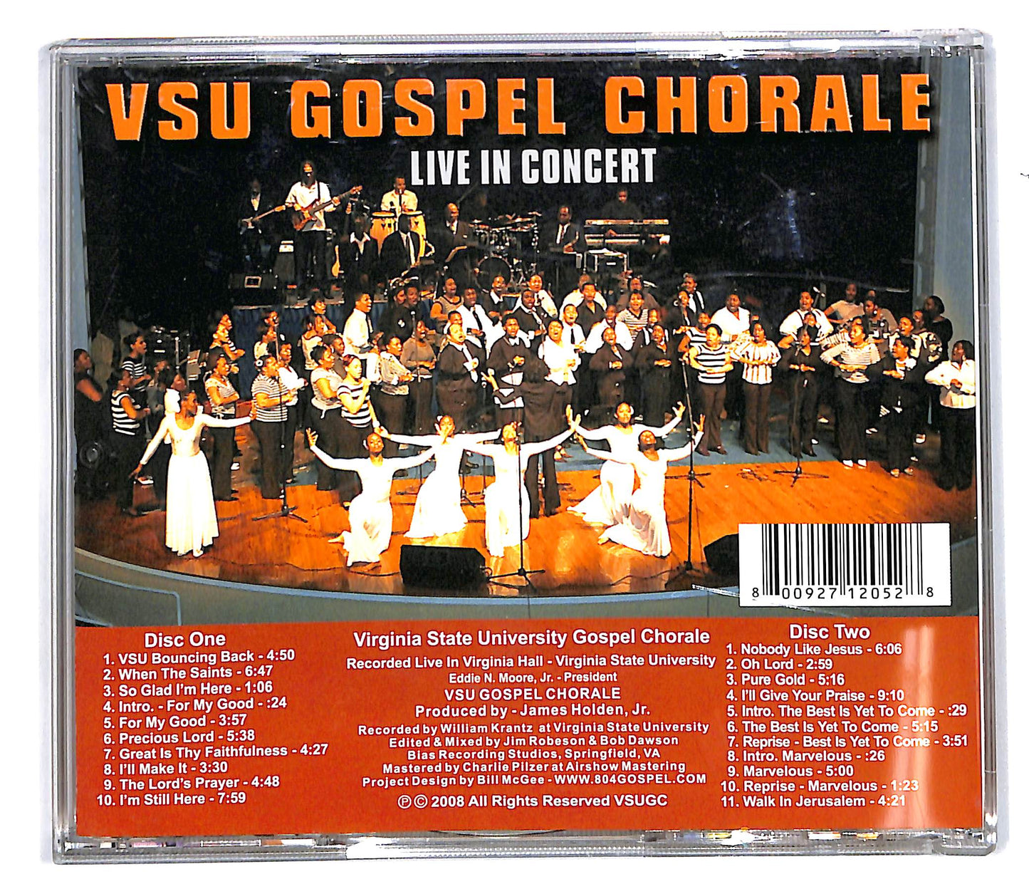 EBOND Vsu Gospel Chorale - Live in concert CD CD103136