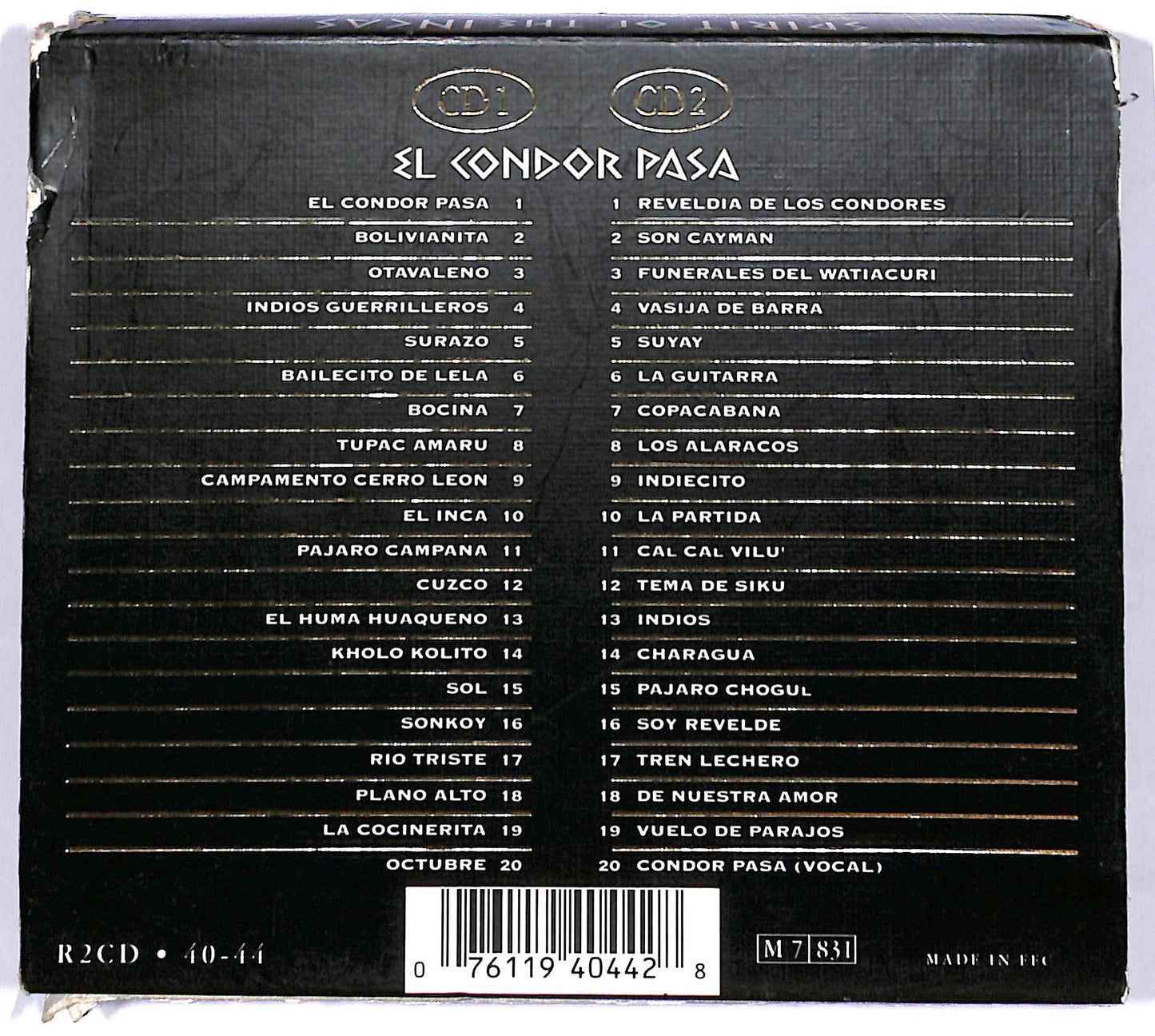EBOND Various - Spirit Of The Incas - Flute Music Of The Andes CD CD103208