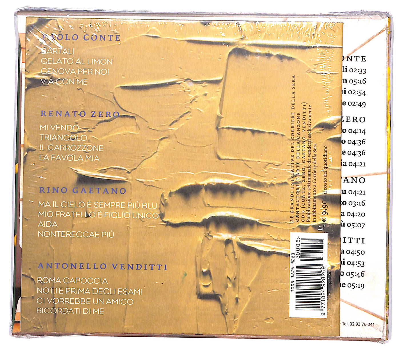 EBOND Conte Zero Gaetano Venditti - cantautori vol 6 EDITORIALE CD CD103234