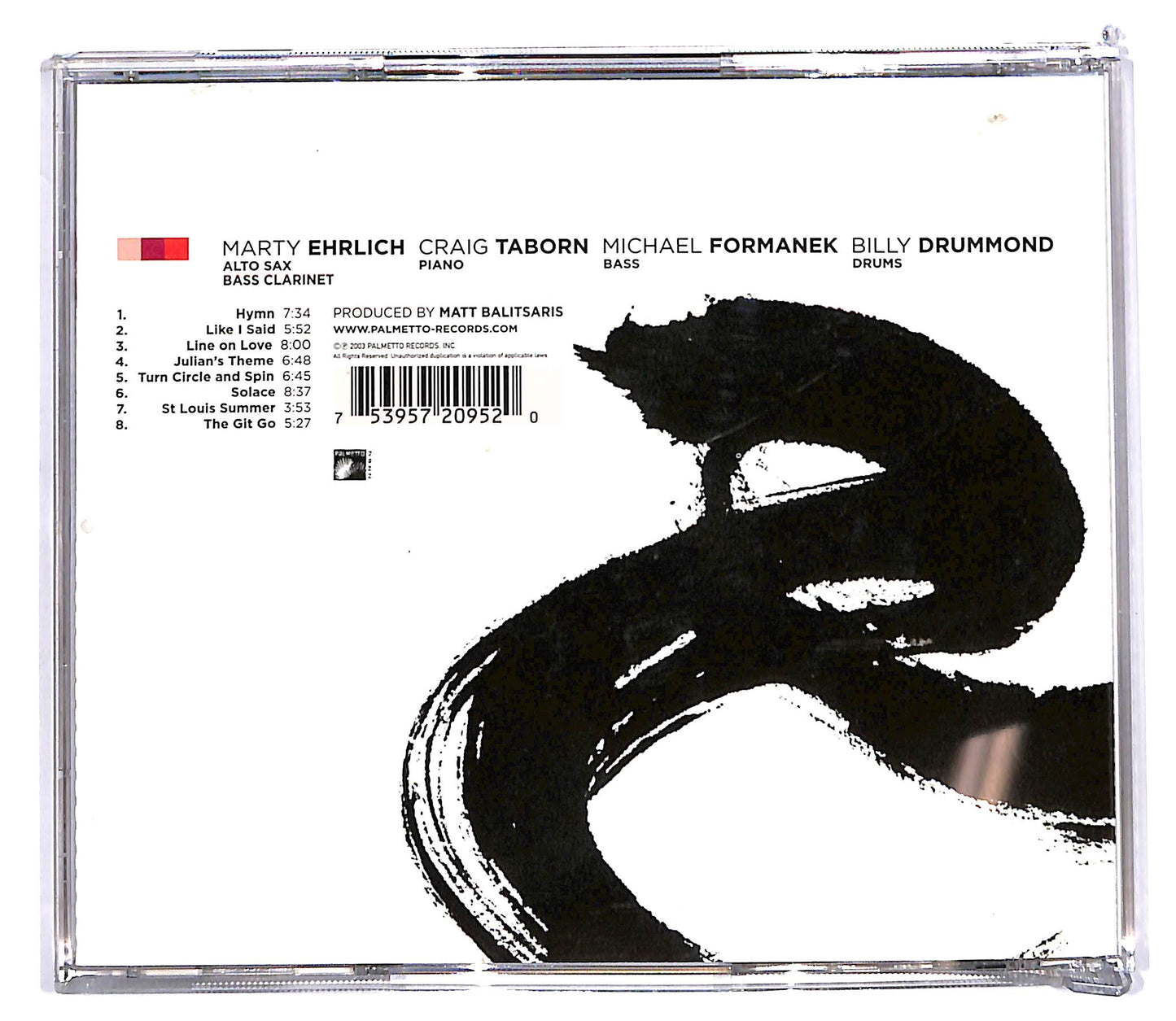 EBOND Marty Ehrlich - Line On Love CD CD103314