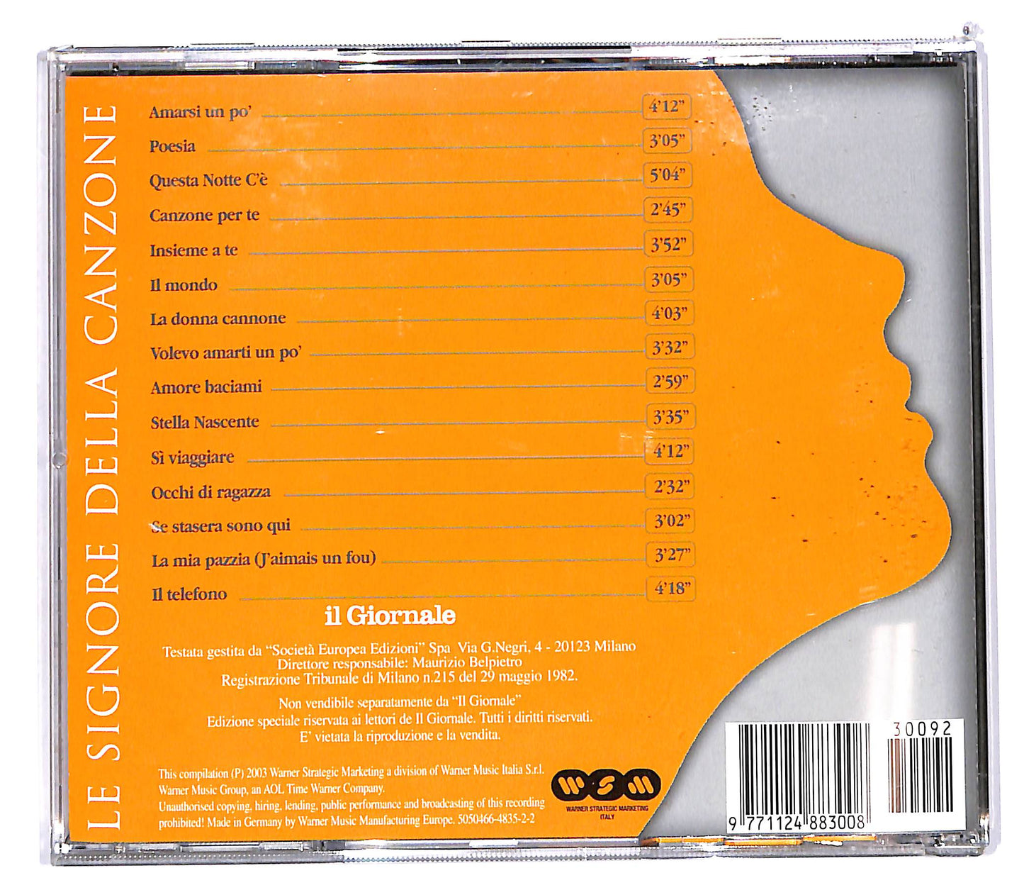 EBOND Ornella Vanoni - Ornella Vanoni CD CD103316