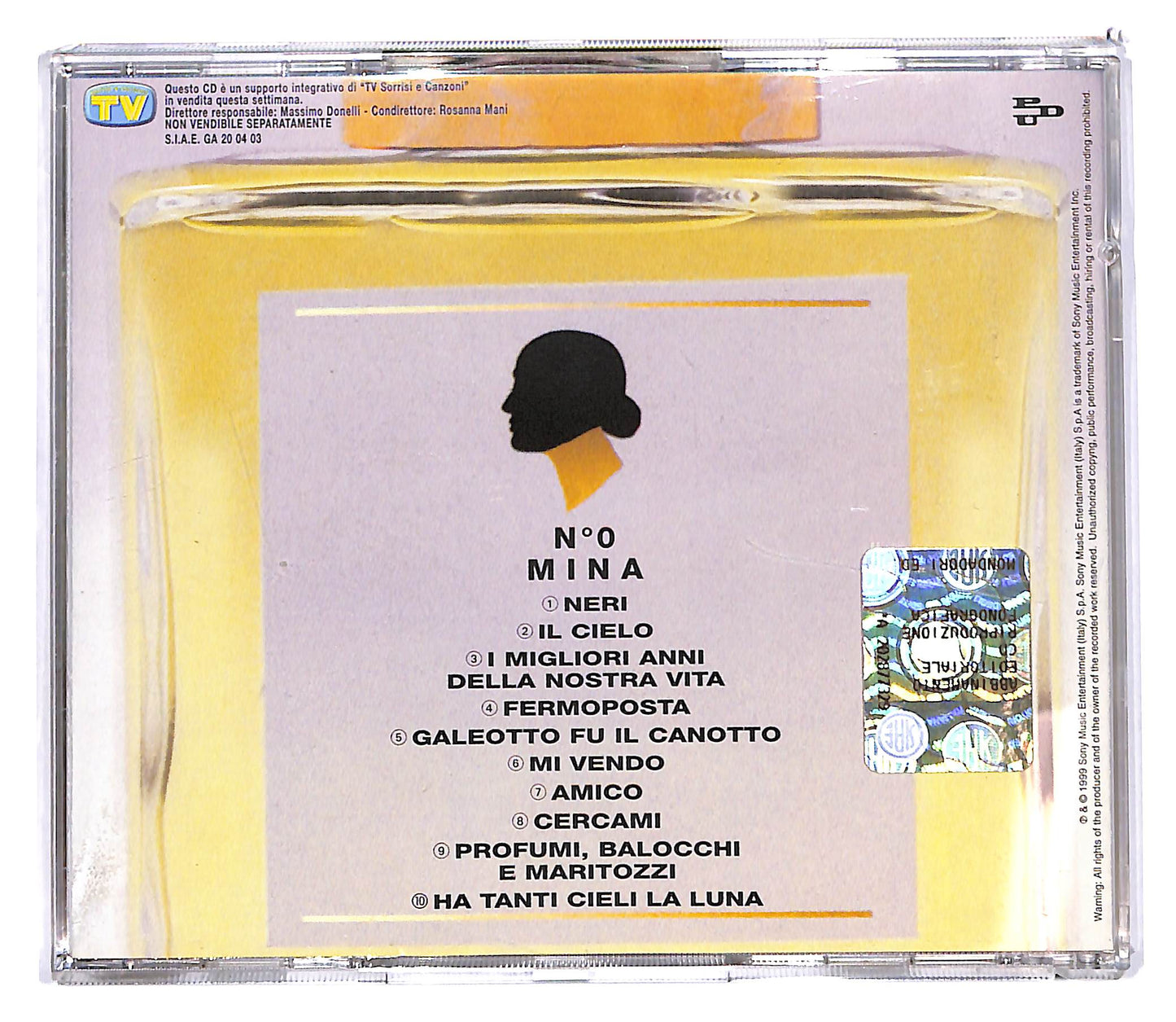 EBOND Mina - N°0 EDITORIALE CD CD103317