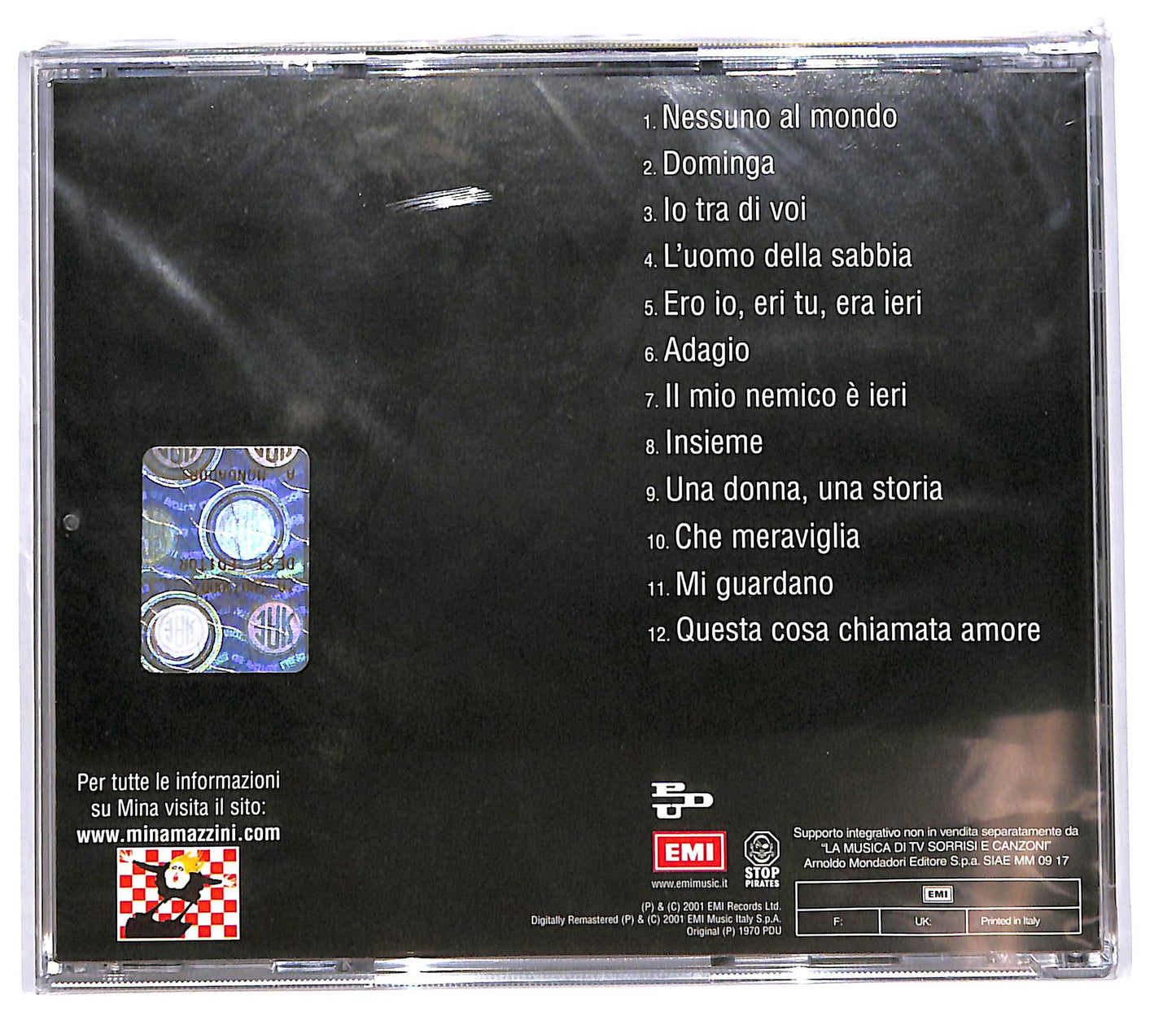 EBOND Mina - Quando Tu Mi Spiavi In Cima A Un Batticuore EDITORIALE CD CD103332