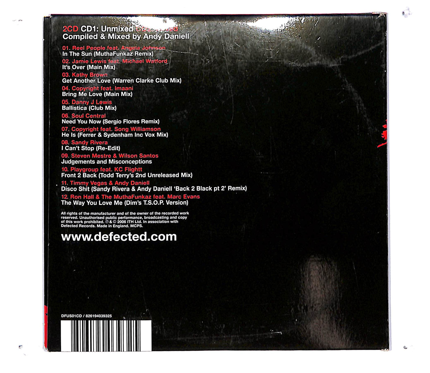 EBOND Various - Defected D-fused & Digital 06:01 DIGIPACK CD CD103342